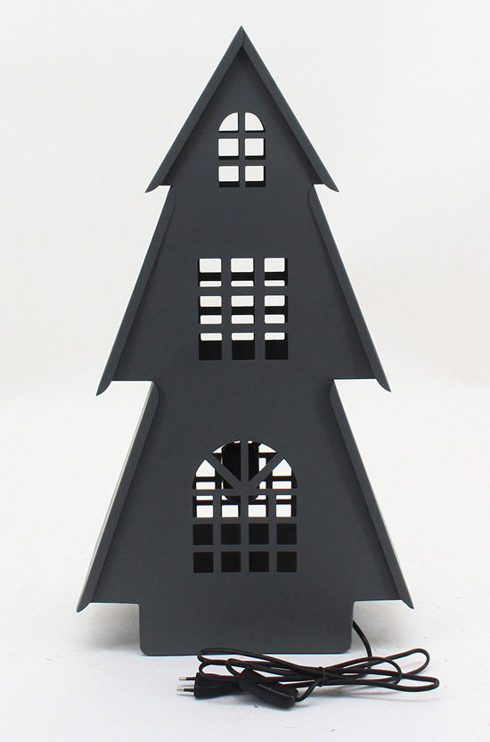 Lampe Tannenfenster grau Modell 68,5