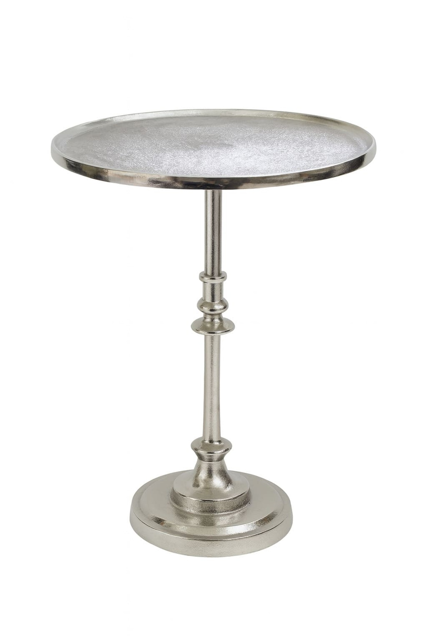 Beistelltisch Stab Alu Nickel gold 30x30