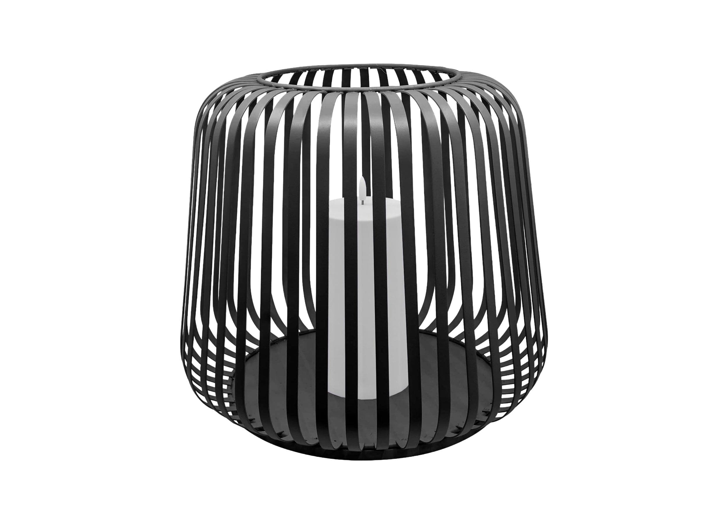 Solar Laterne Cottage black 40x40x35