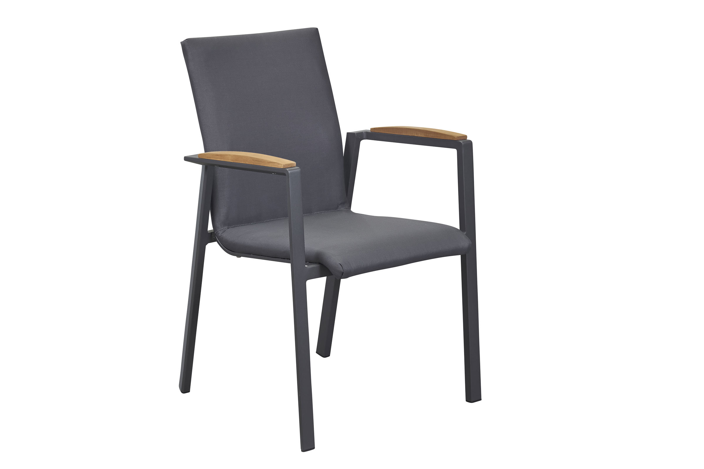 Stapelstuhl  "Sunvego" Teak anthrazit