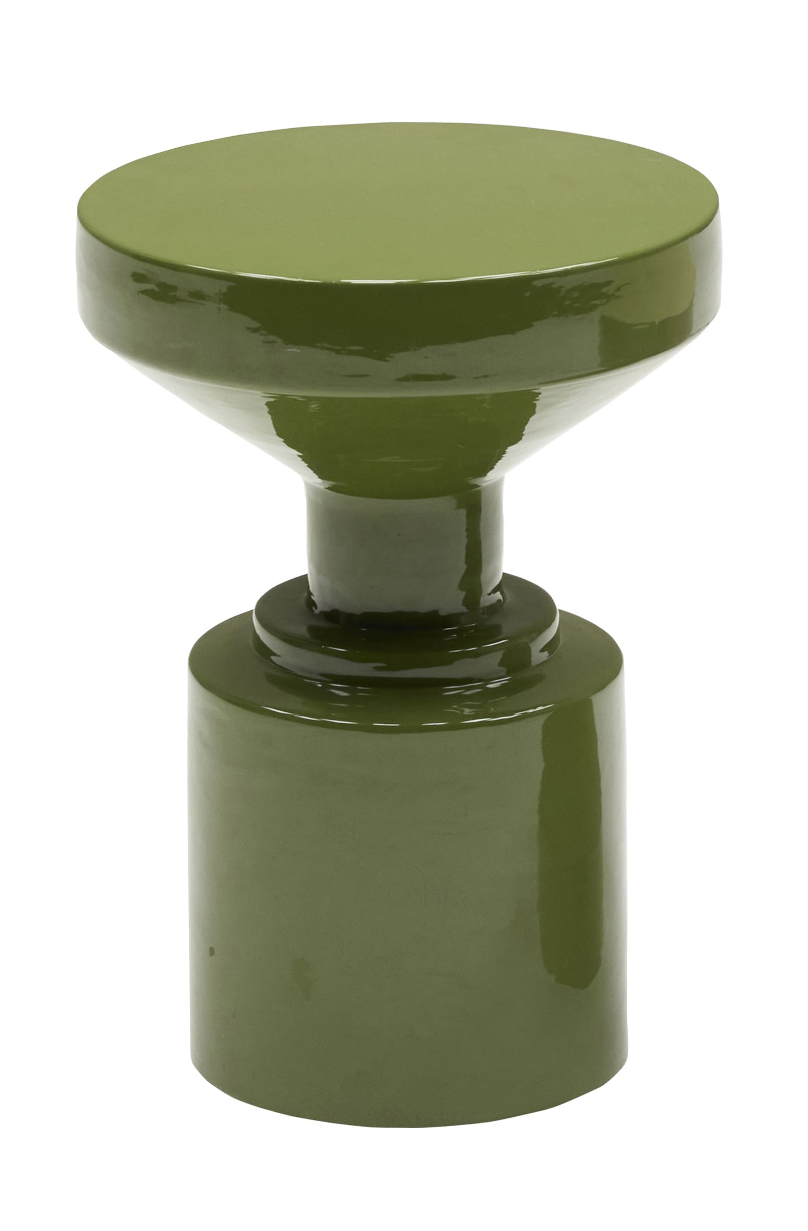 Hocker Eisen grün 33x33x47cm