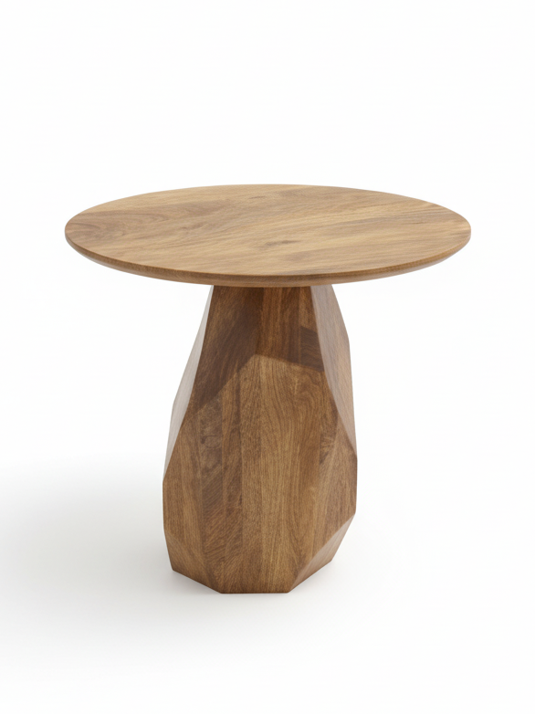 B-tisch Organic Holz Mango natur D=50cm