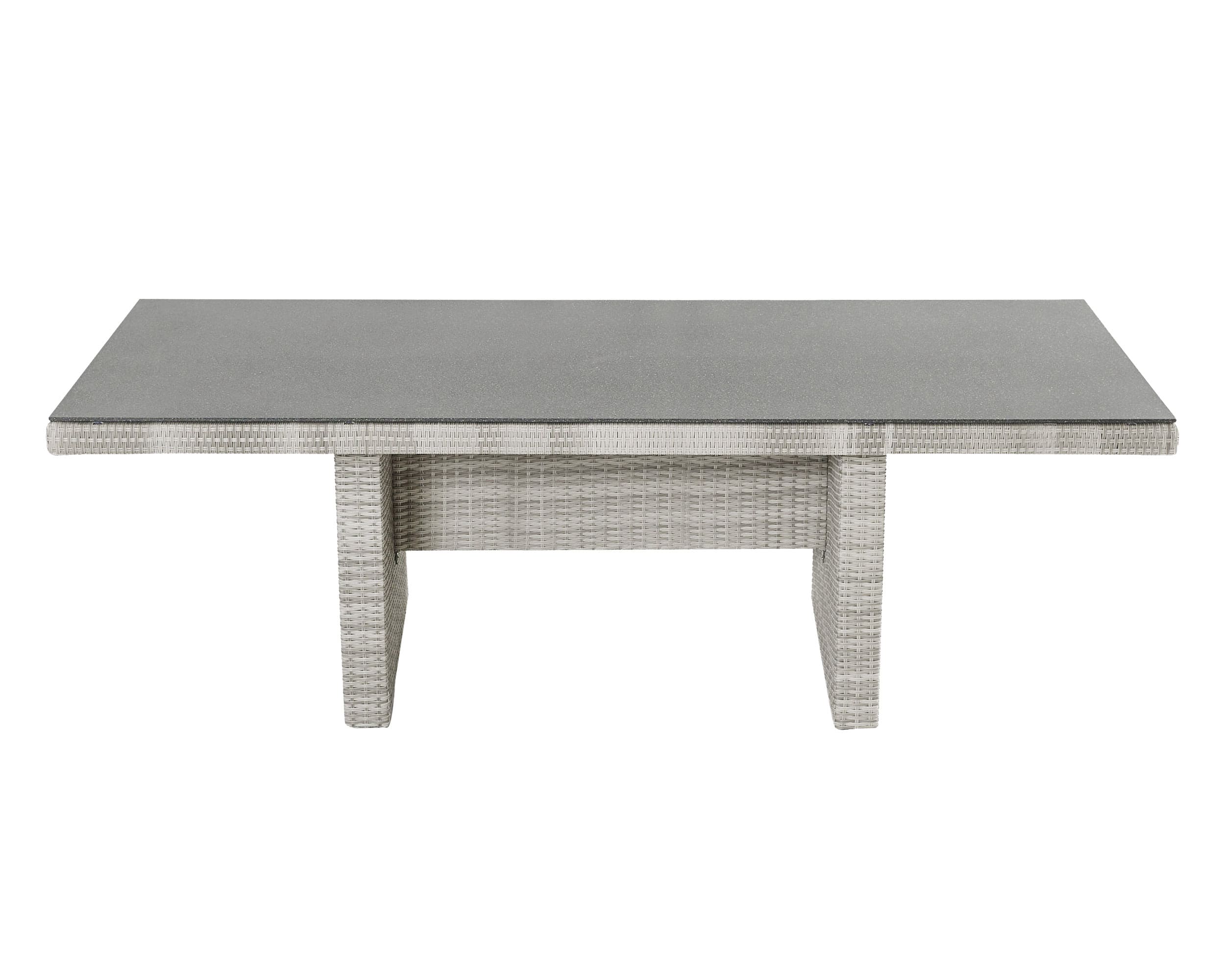 W-Tisch "Roma" grau, 220cm
