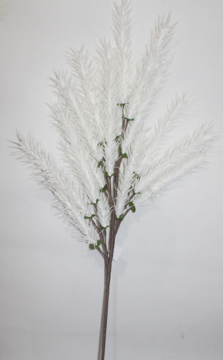 Kunstblume Fächer weiß L=117cm