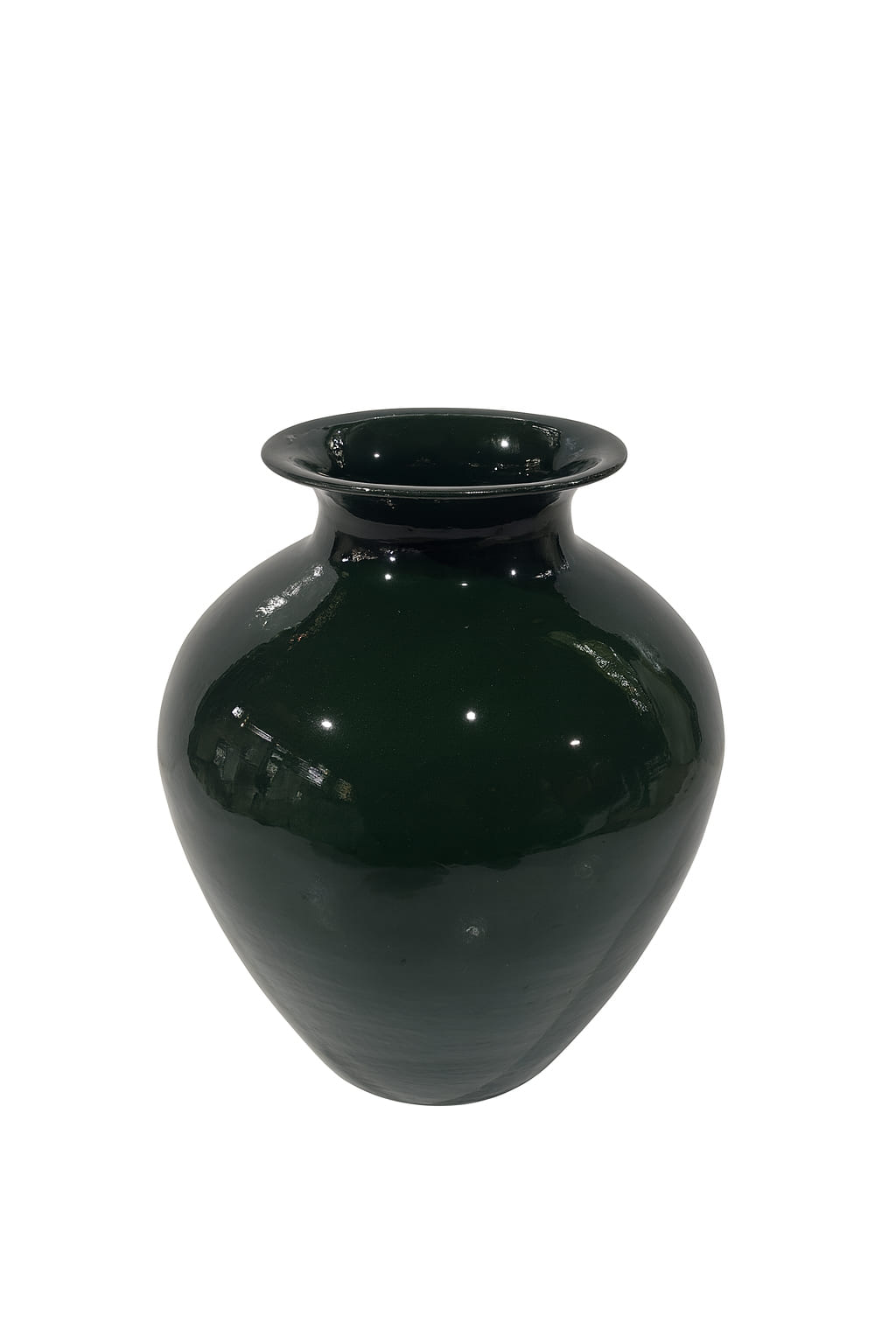 Vase Eisen grün 28x28x34cm