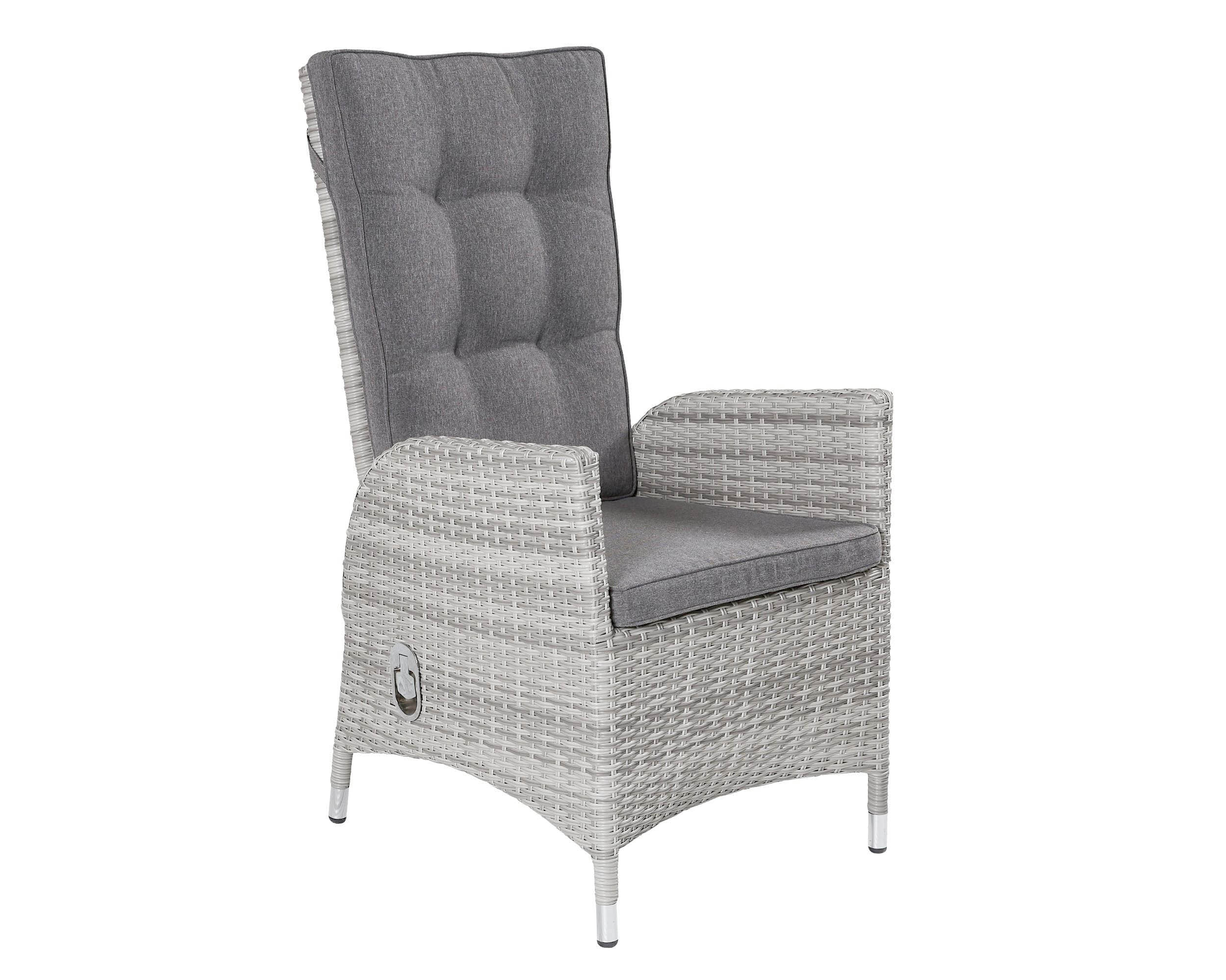 Positionsstuhl "Parma" white grey Karton