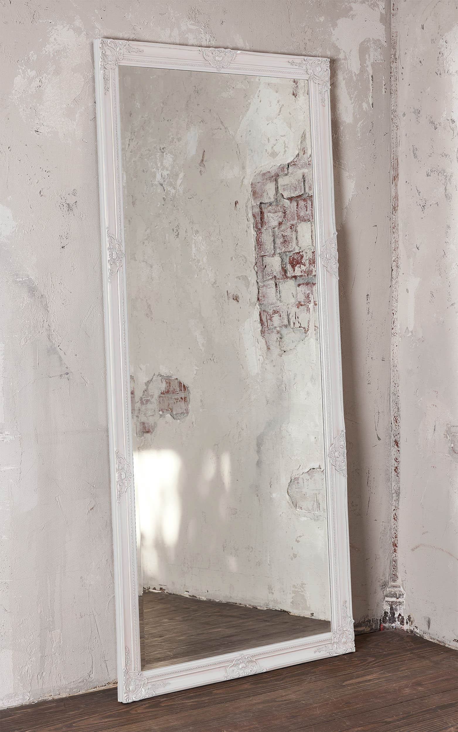 Wandspiegel Holz weiss ca.80 x 180 cm