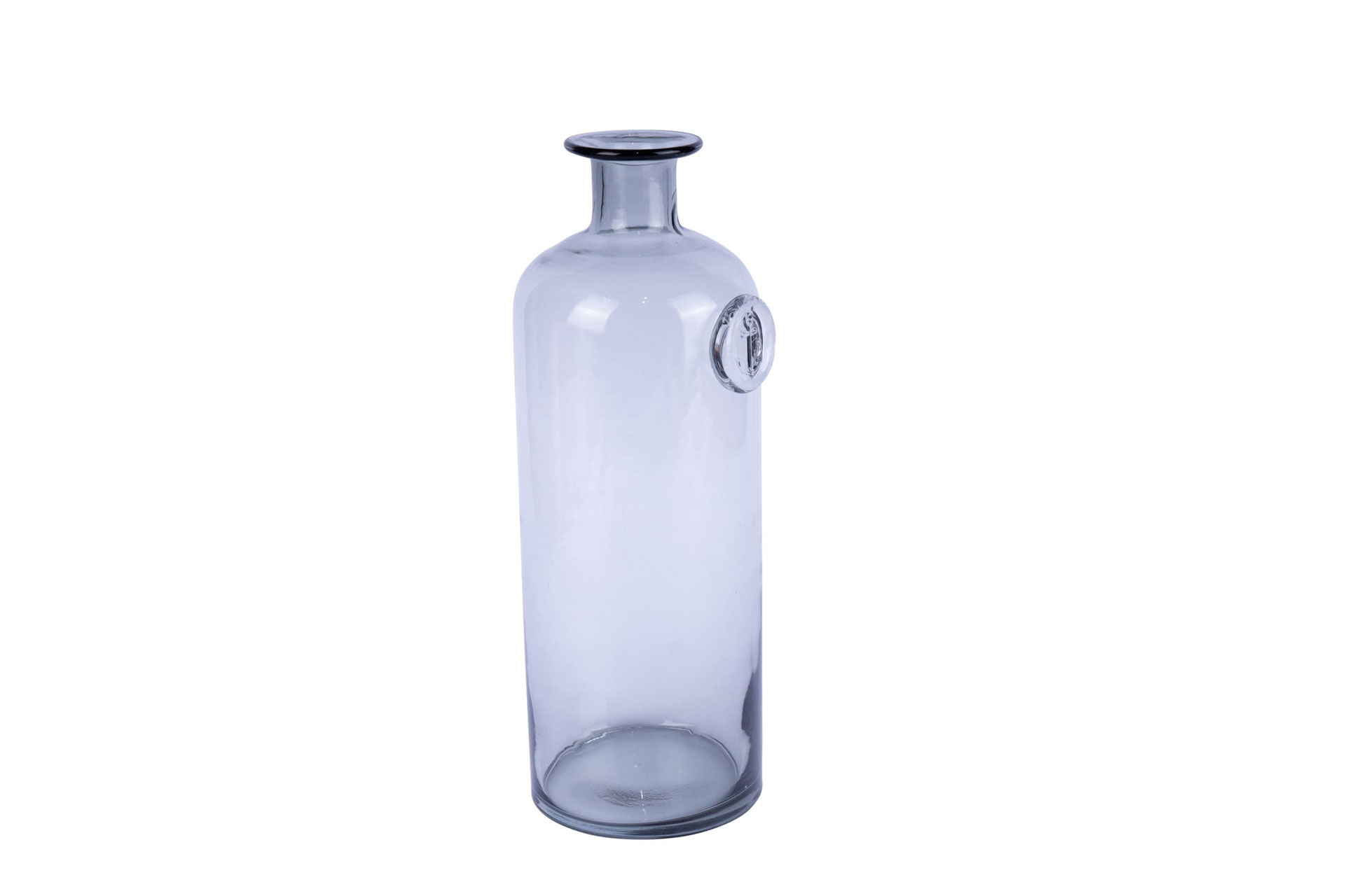 FLASCHENVASE GLAS GRAU G