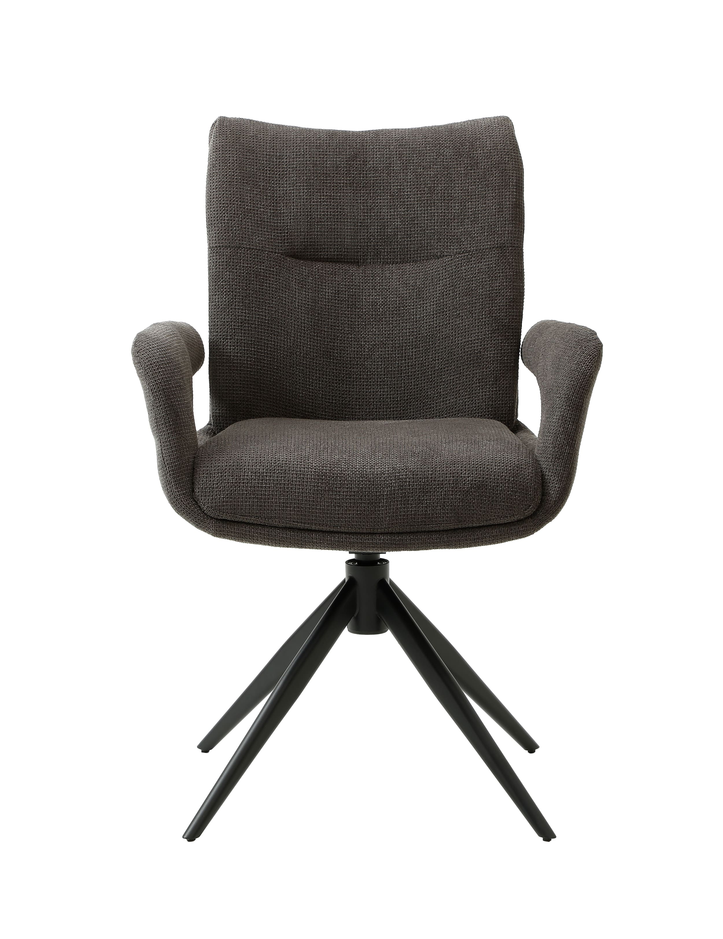 Drehstuhl Alto Webstoff grau 60x63x89cm