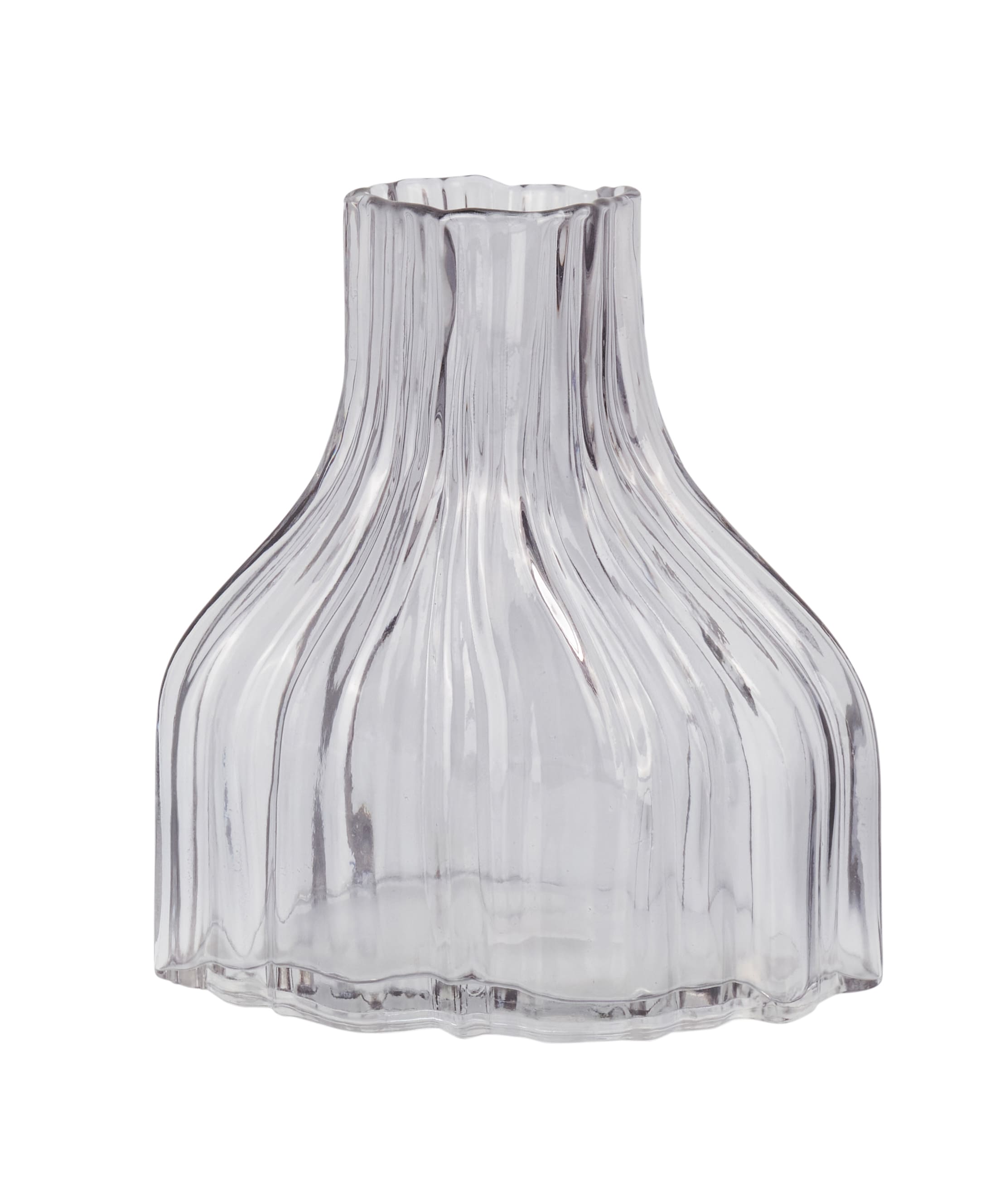 Vase Glas Streifendesign