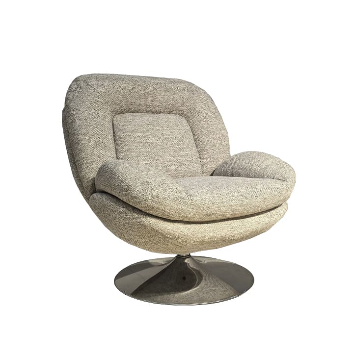 Drehsessel Madison Webstoff beige