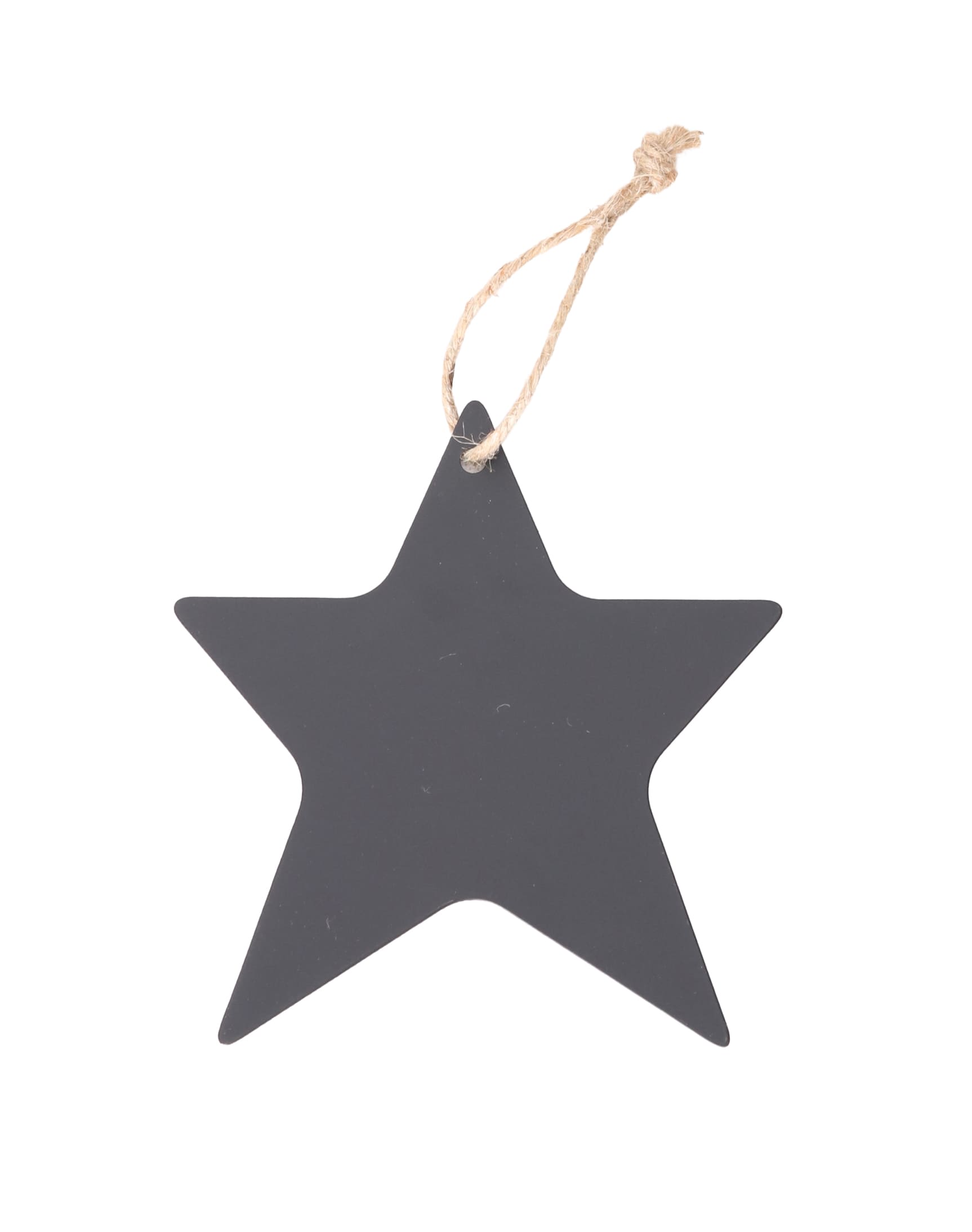 Anhänger sternform schwarz 14x1x15