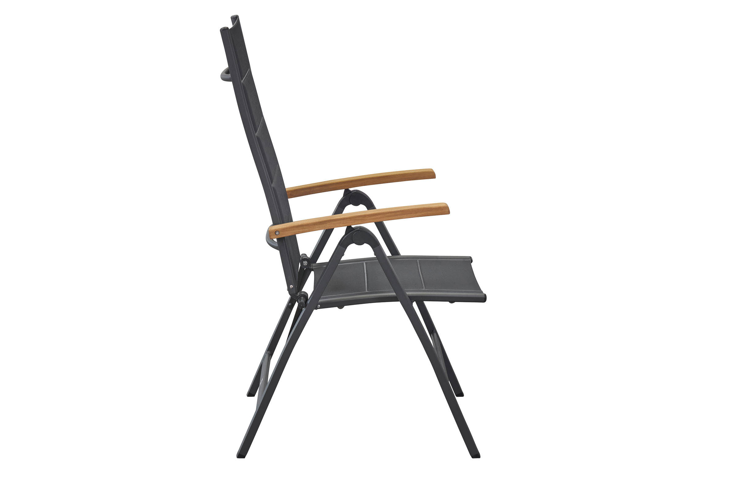 Klappstuhl "Unicamo" Teak anthrazit padd