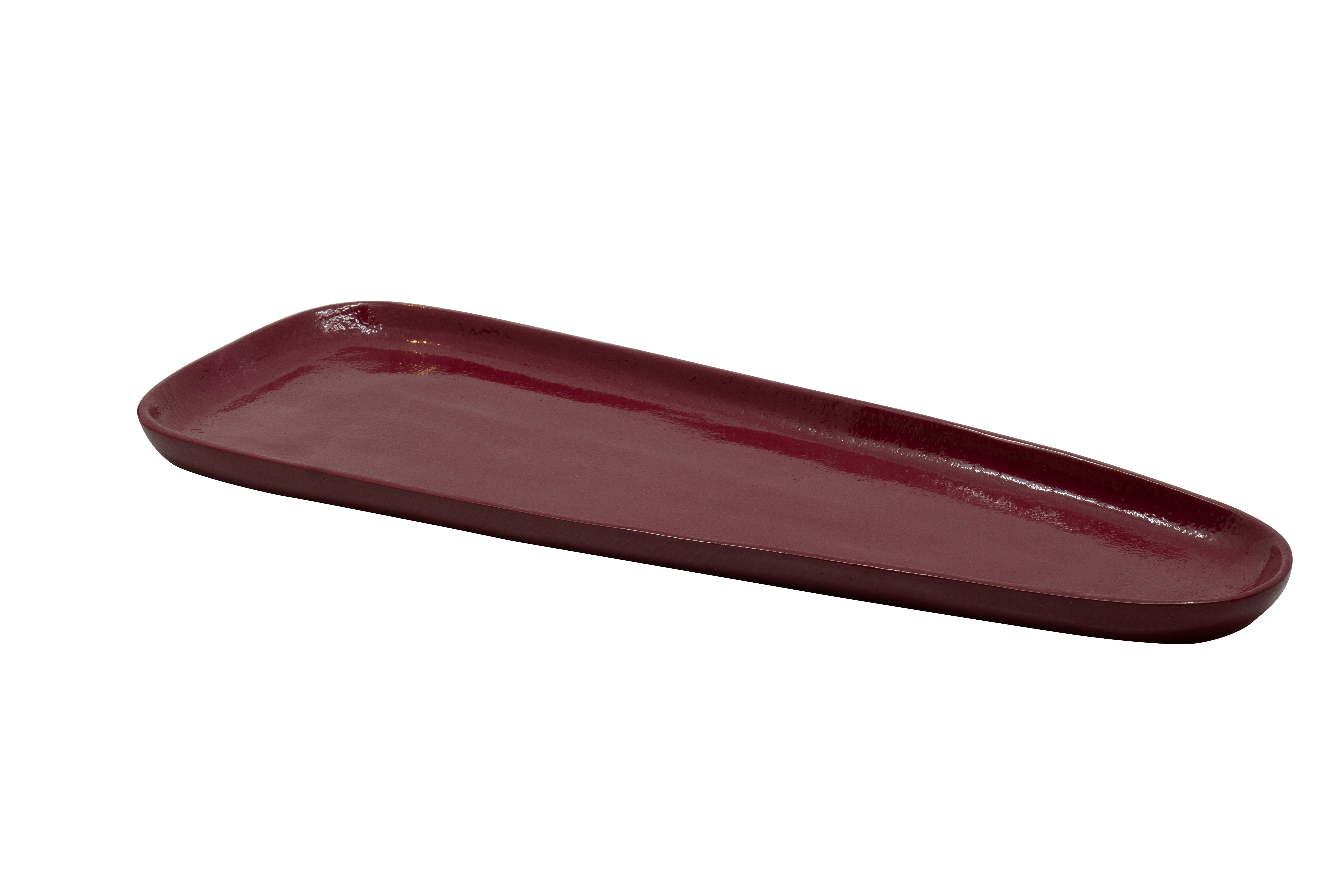 Tablett Alu beere 18x50cm