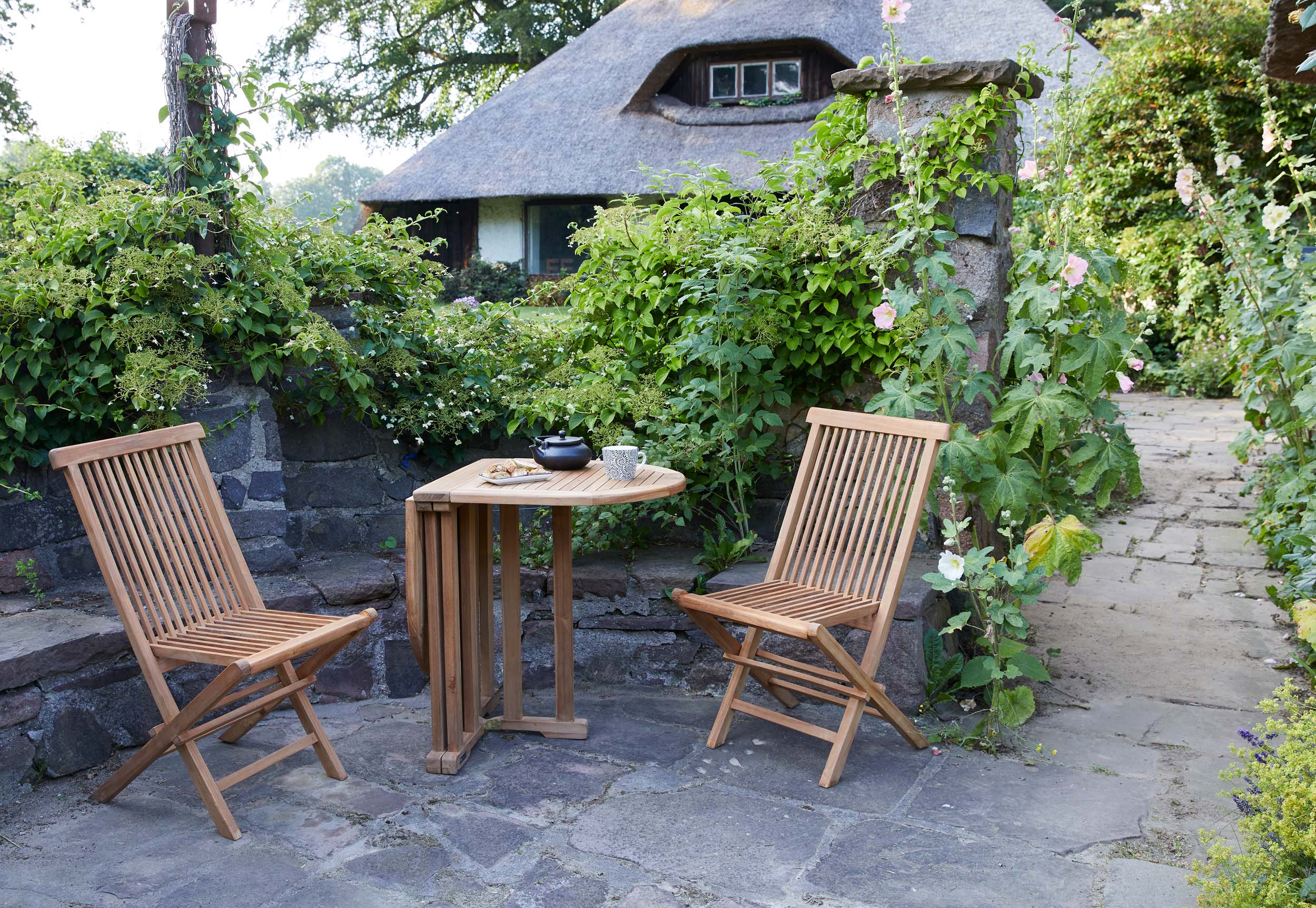 Klappstuhl Riva Teak 47x43x89cm