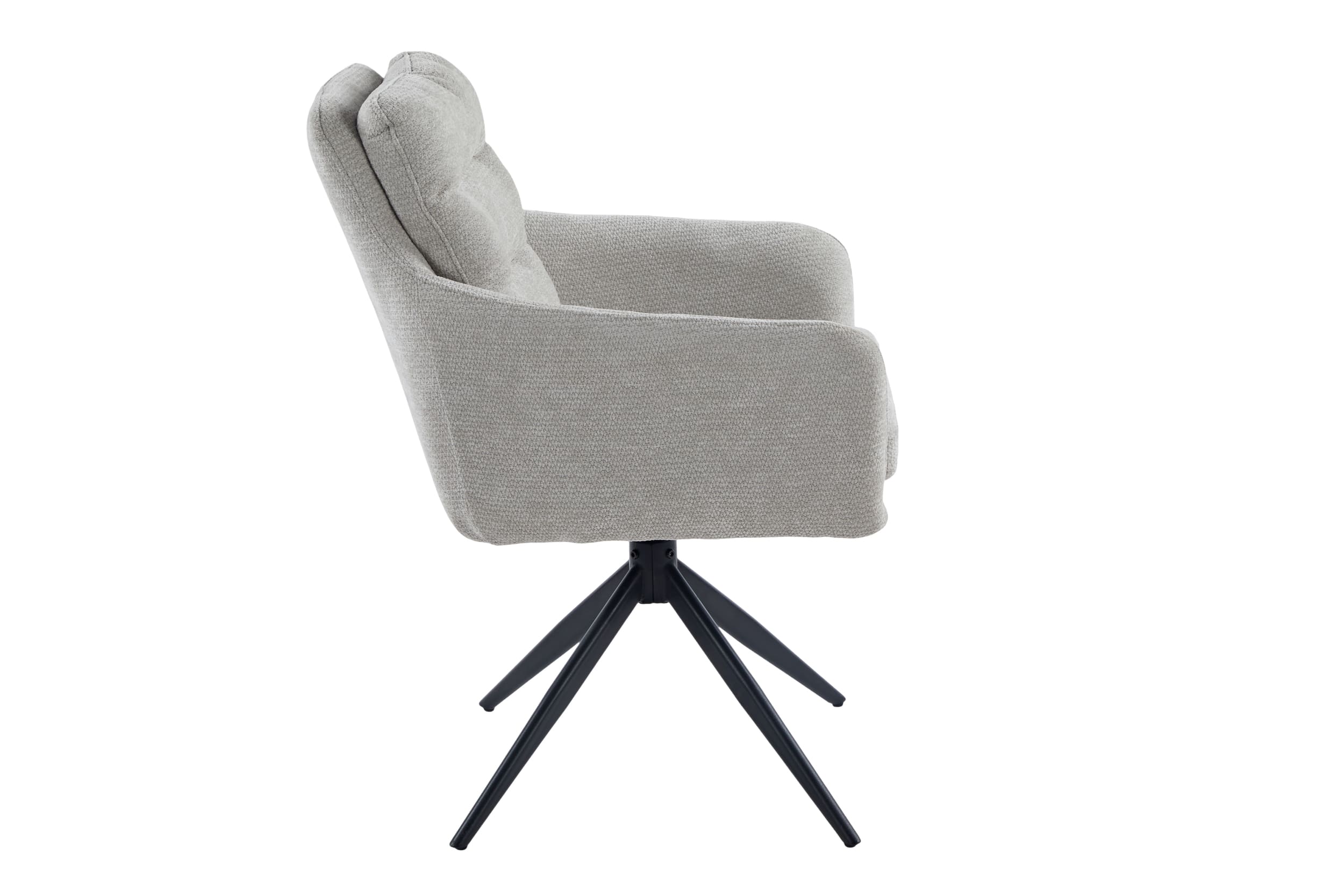 Drehstuhl Fargo Bezug Webstoff hellgrau