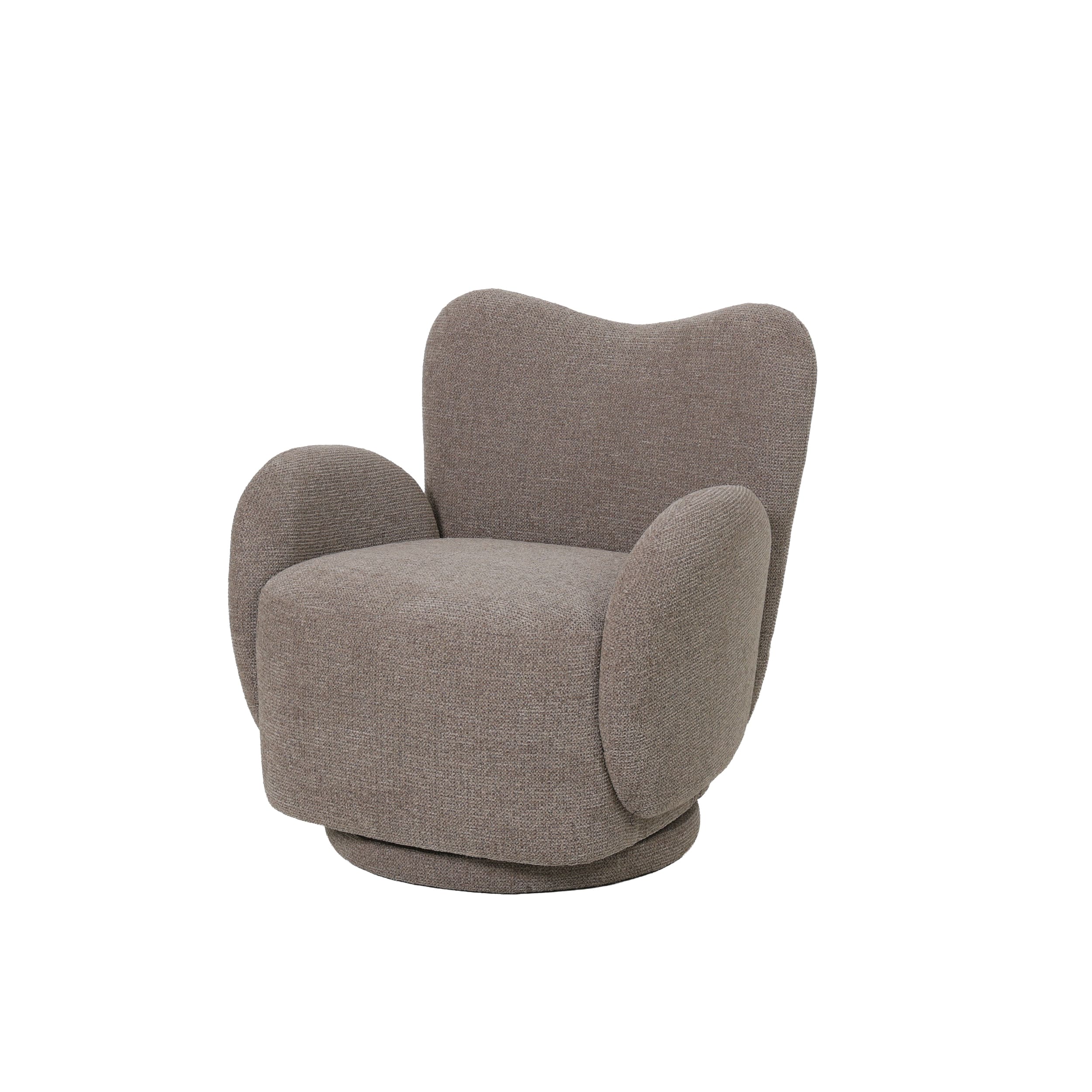 Drehsessel Vegas Bezug Webstoff grau