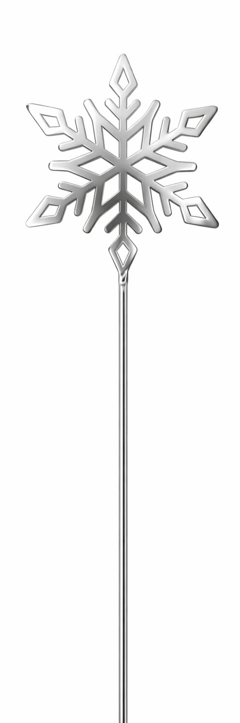 Gartenst. Kristall ES silber matt H=85