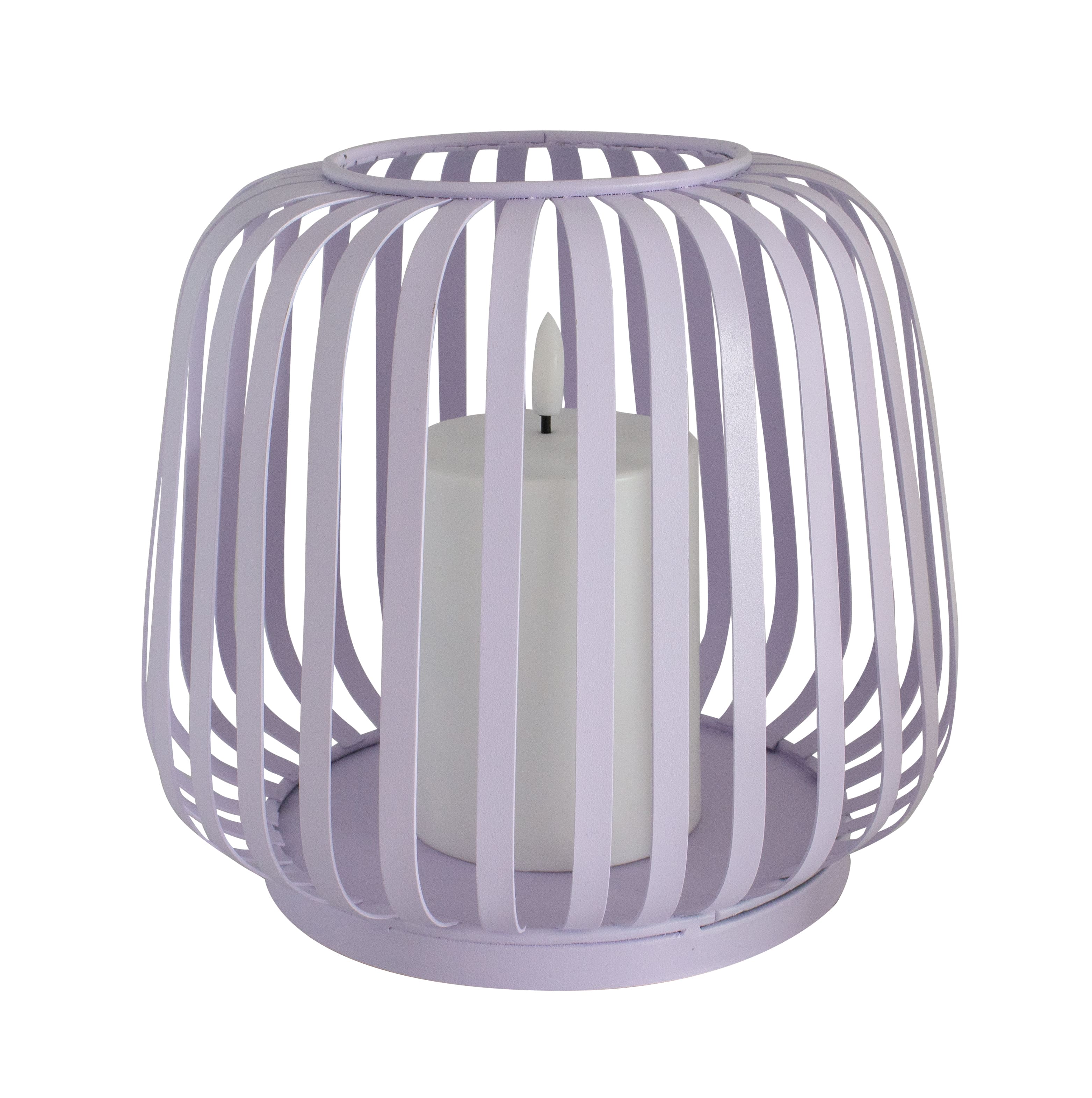 Solar Laterne Cottage purple 20x20x17cm
