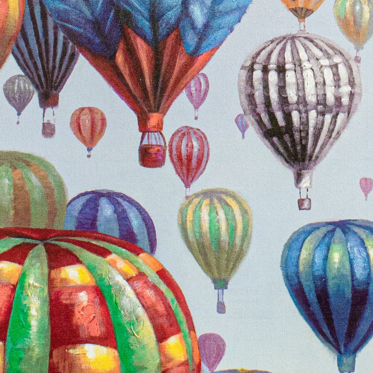 Ölbild Heißluftballons  115x115 cm