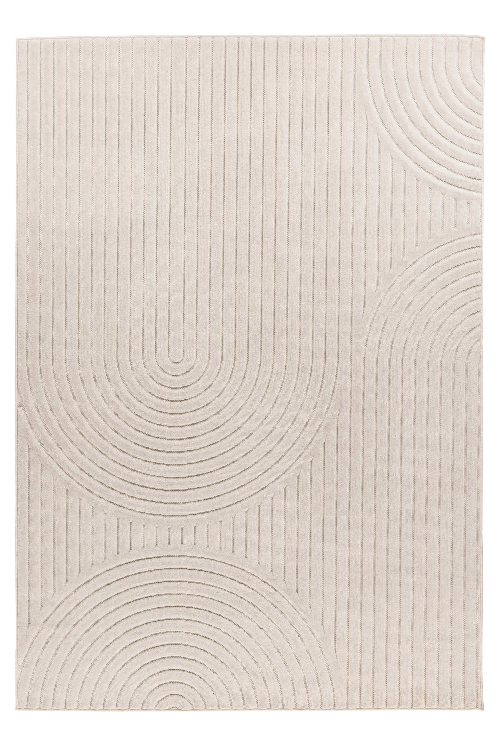 Teppich Viva Ivory Kreisdesign 160x230cm