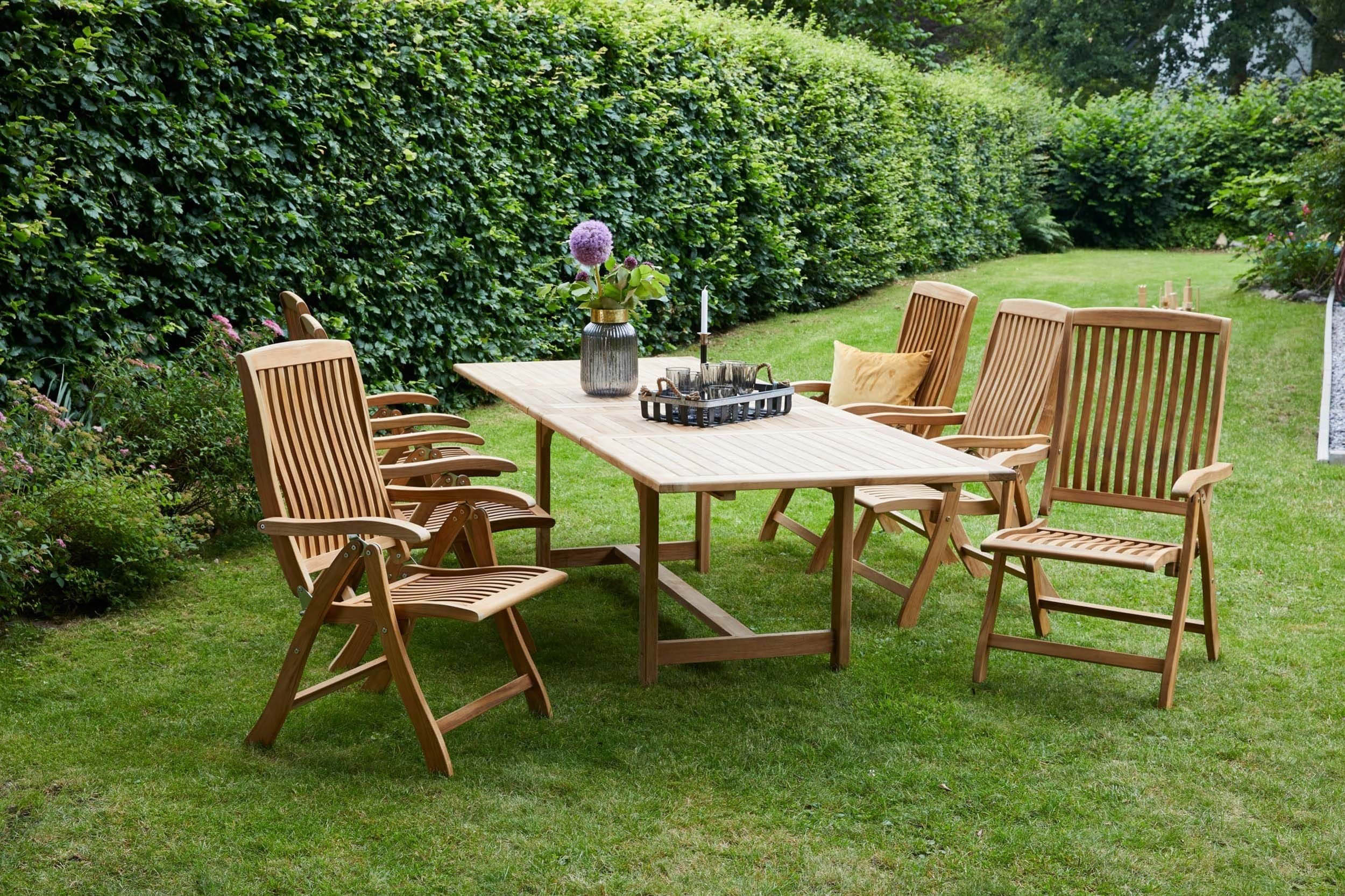 Tisch Riva Teak rechteckig 180x100x75cm