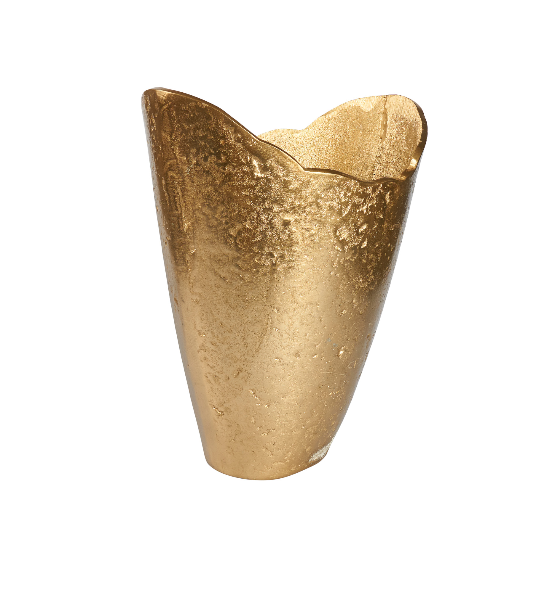 Übertopf Alu gold 32x25x38cm