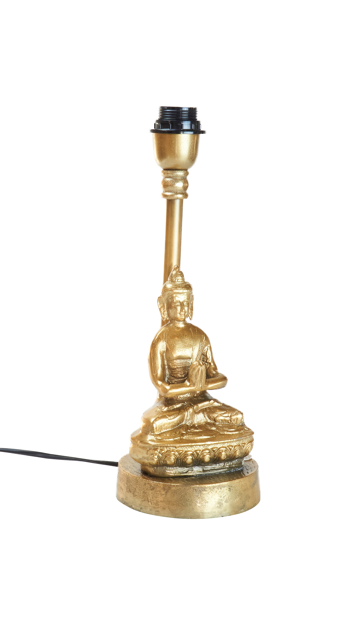 Lampenfuß Buddha Alu gold 14x14x42cm