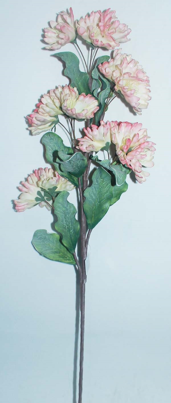 Kunstblume Blüten lachs L=93cm