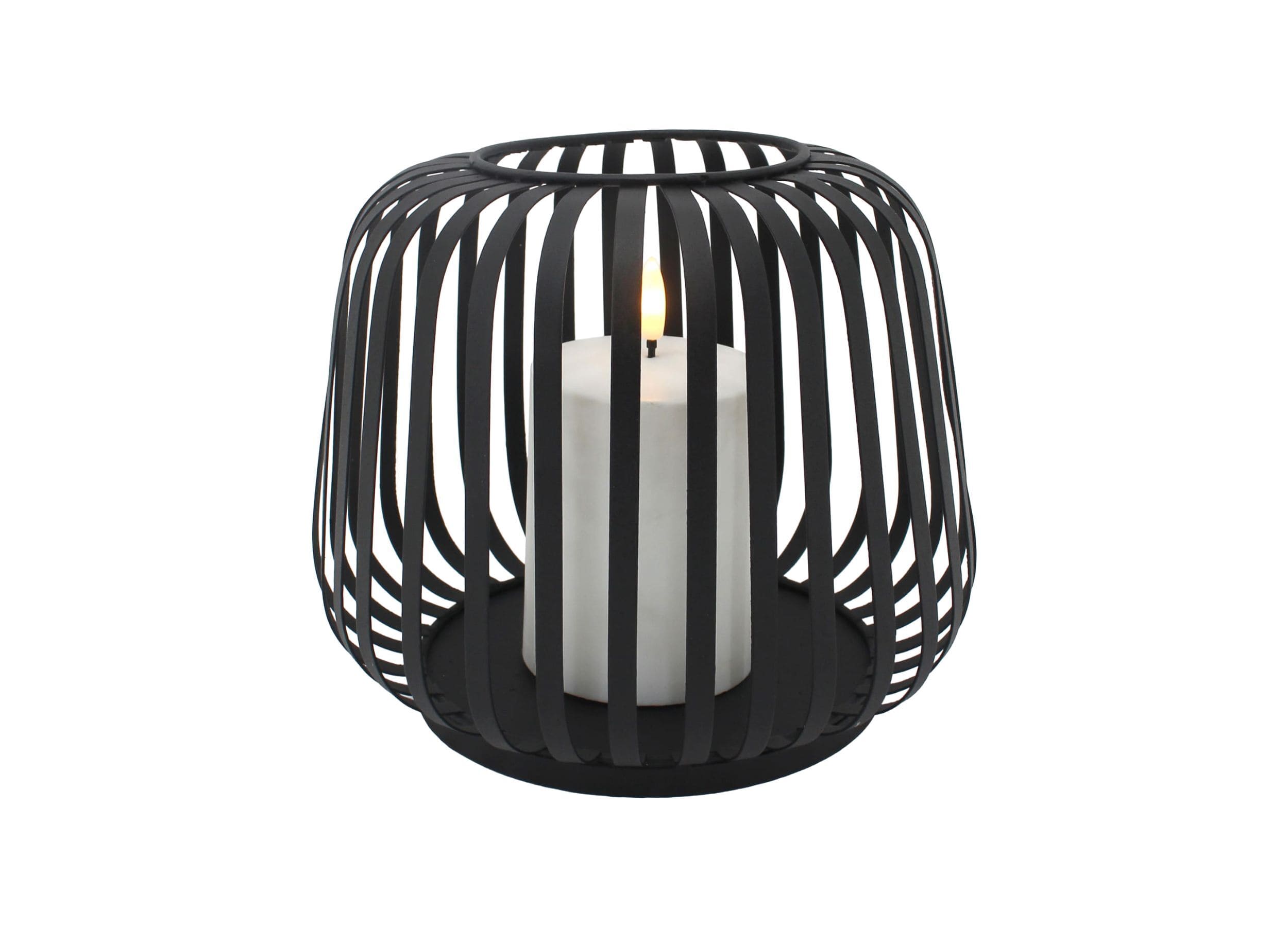 Solar Laterne Cottage black 21x21x17,5