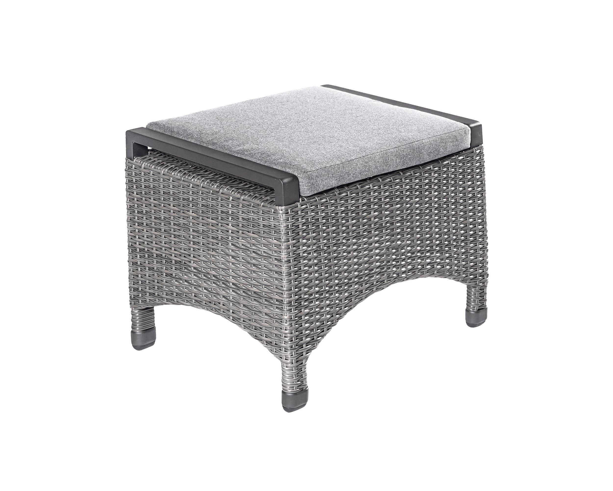 Hocker "Komido" grau2 -anthrazit