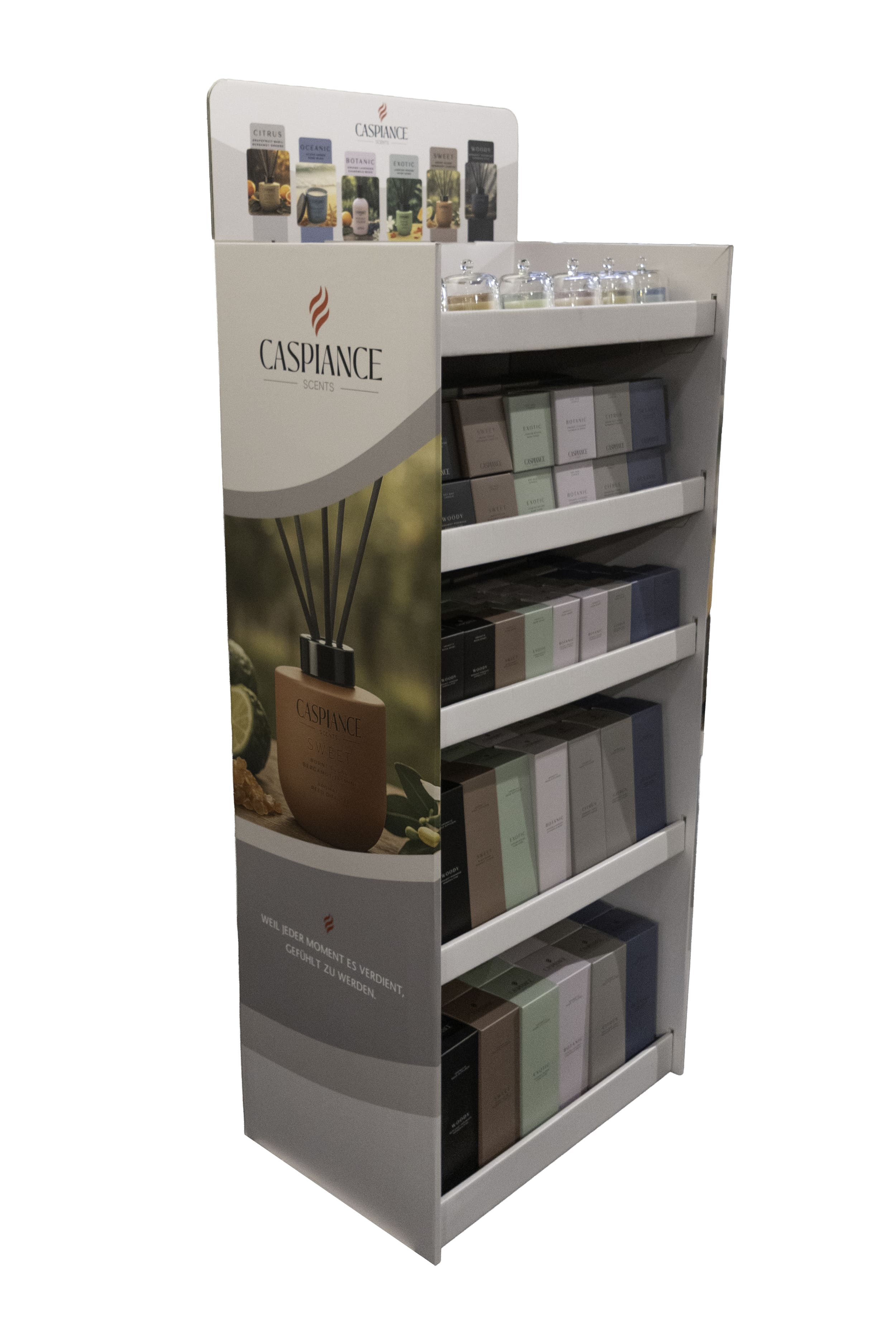 Caspiance POS Display 65x40x133 cm