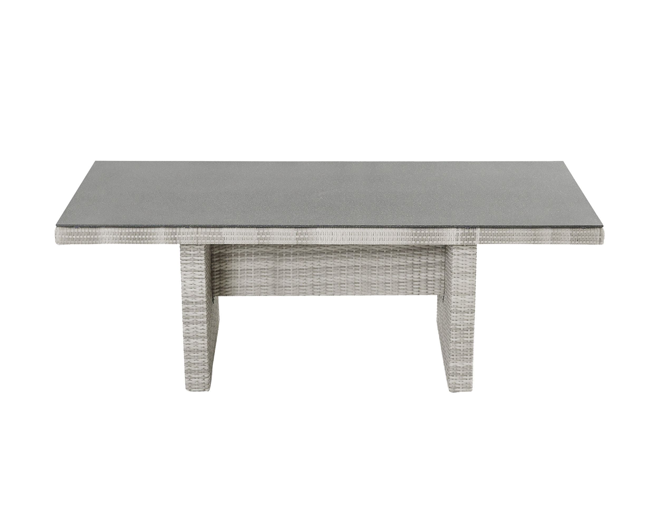 W-Tisch "Roma" grau, 192cm