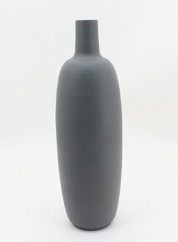 Vase oval grau Modell 60,5