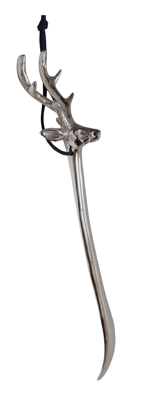 Schuhlöffel Hirsch Alu Nickel 53cm