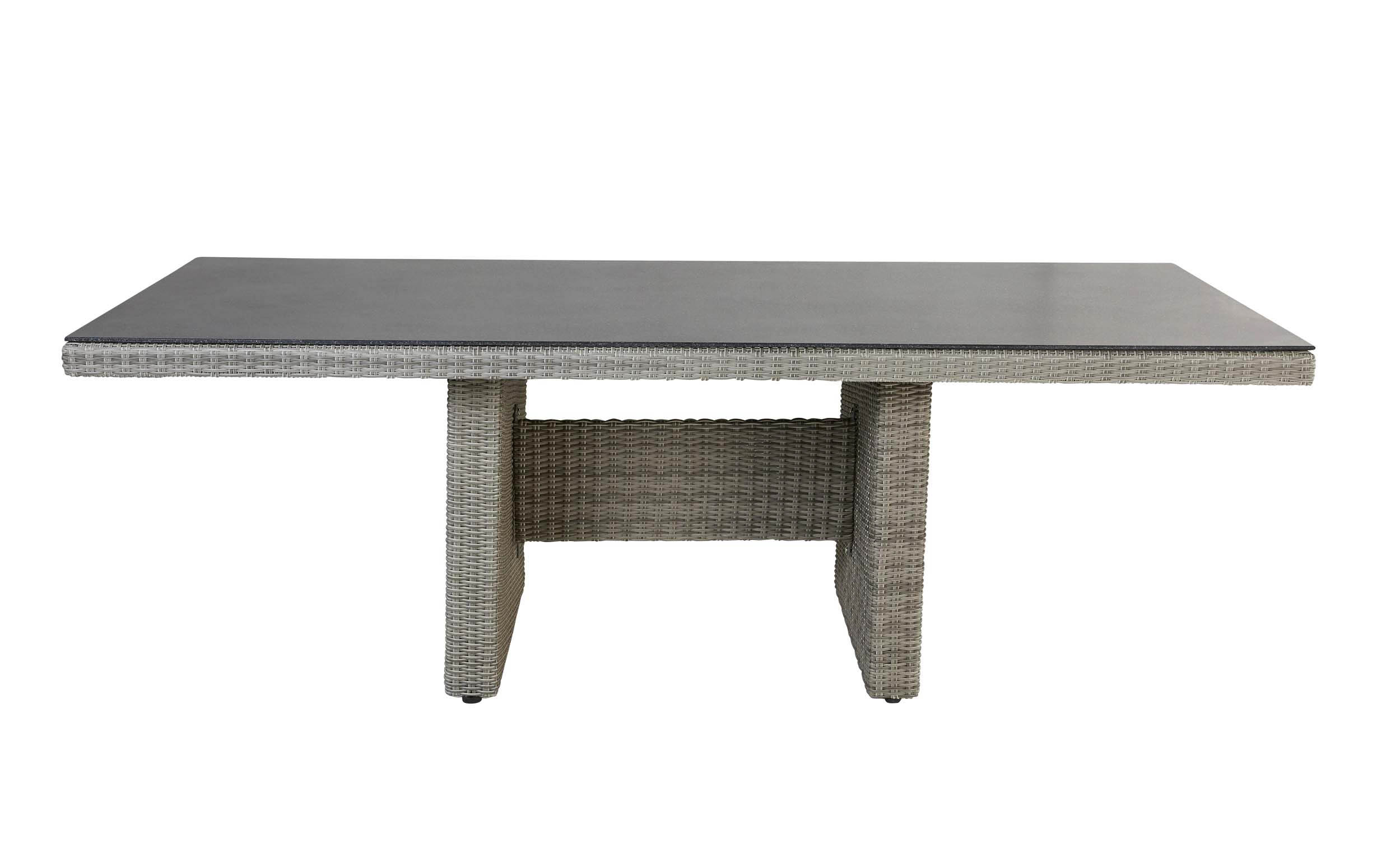 Tisch "Bilbao", d.grau, 220, Spraystone anthrazit