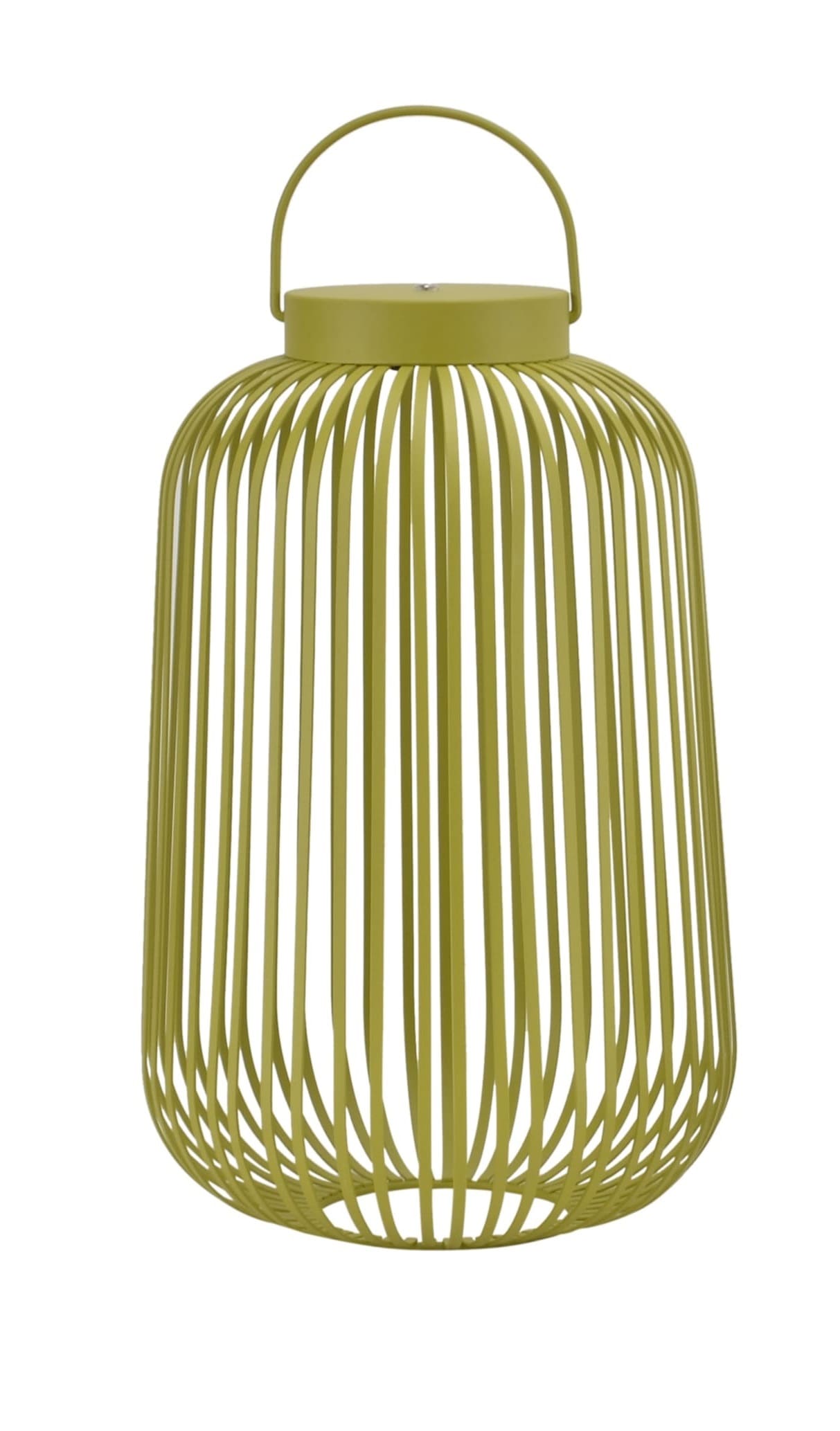 LED Metalllaterne Lunaro grün H=60cm