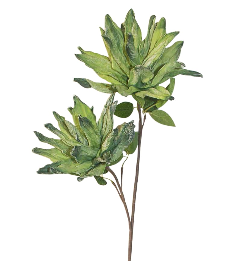 Kunstblume mit 2 Blüten