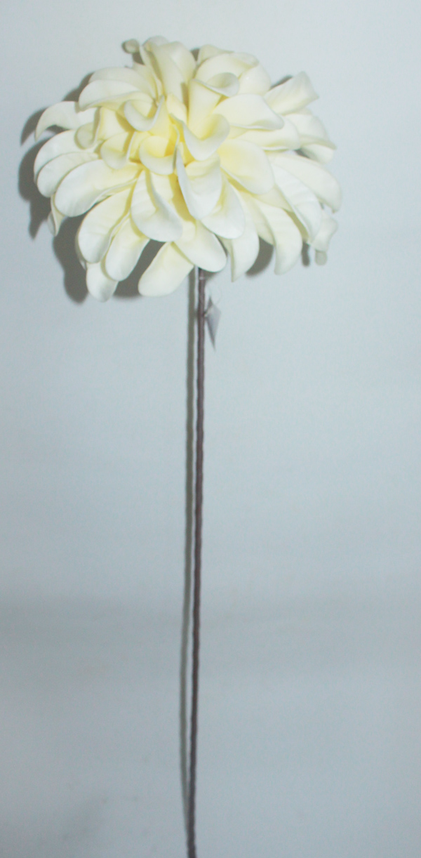 Kunstblume Blüte creme L=110cm
