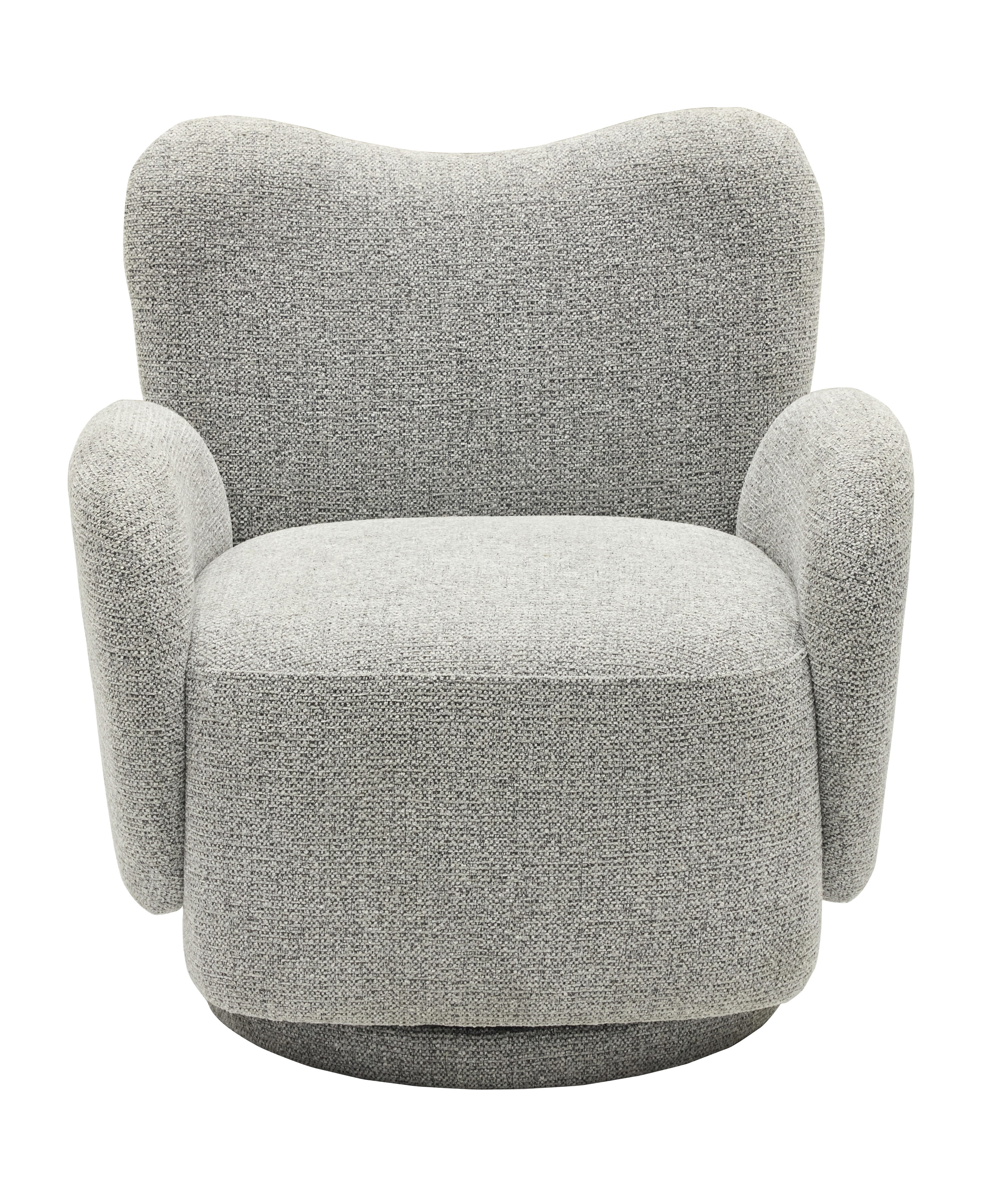 Drehsessel Vesuv Stoffbezug grau 78x76x80cm