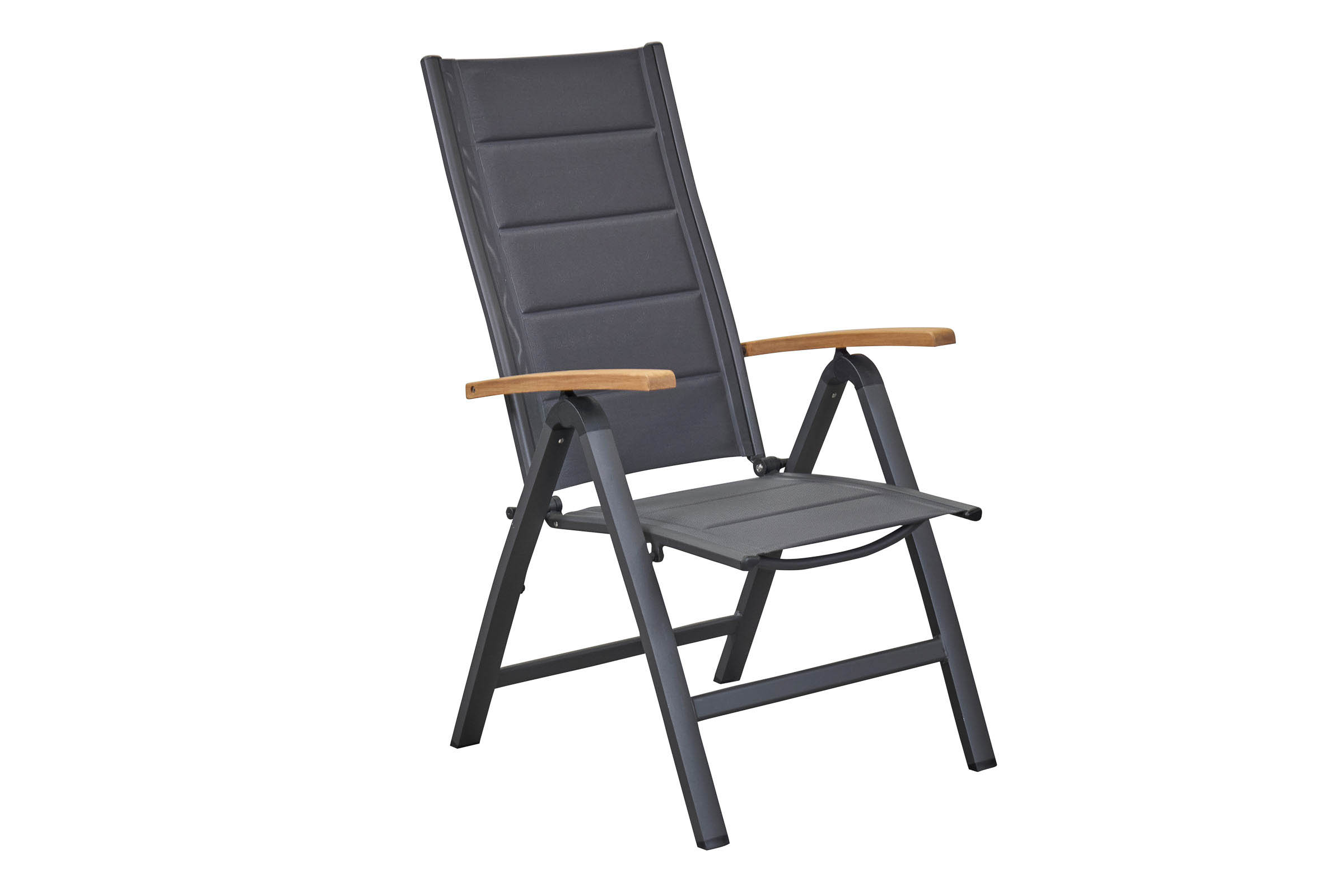 Klappstuhl "Unicamo" Teak anthrazit padd