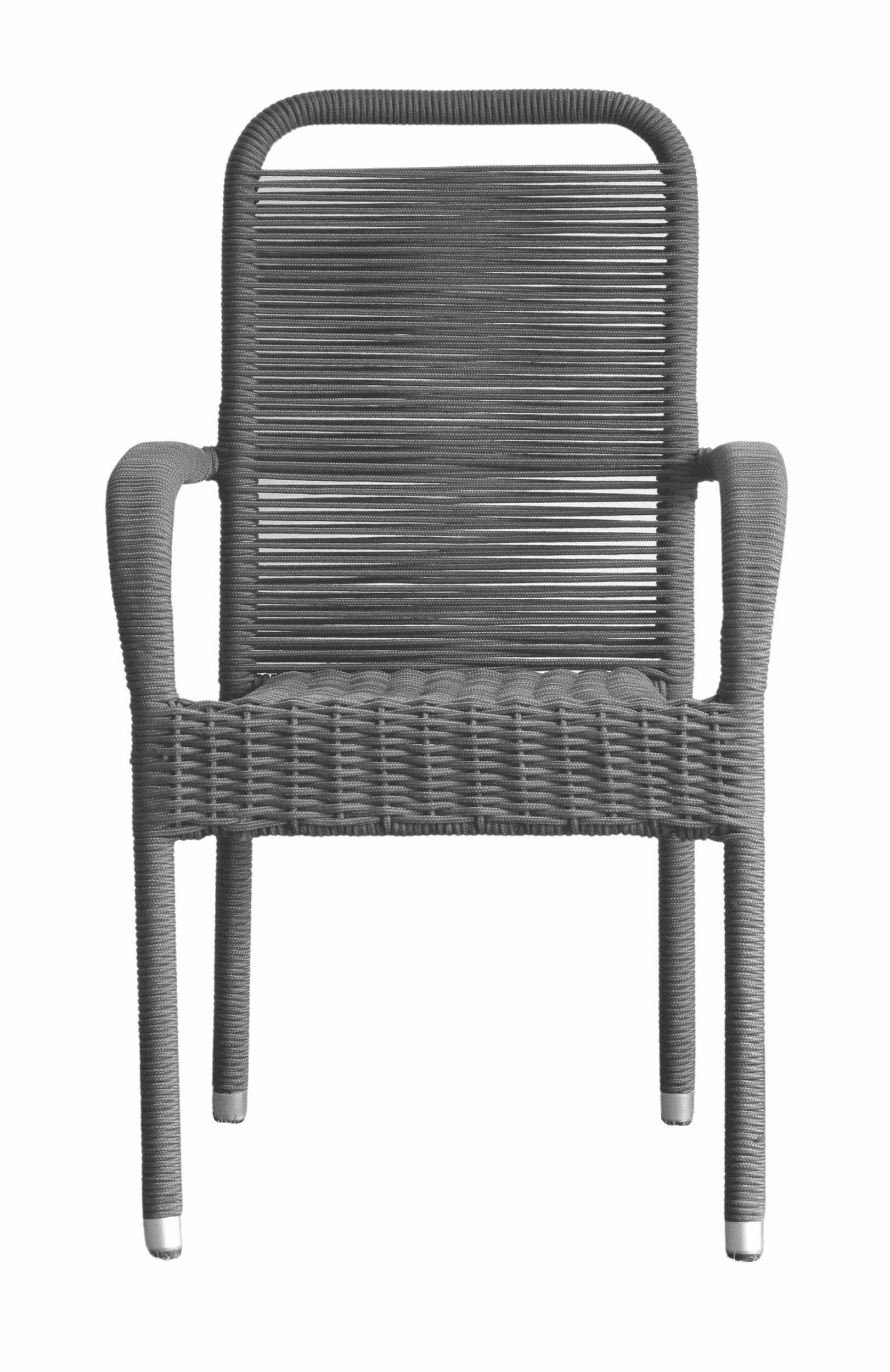 Stapelstuhl "Romano" silber