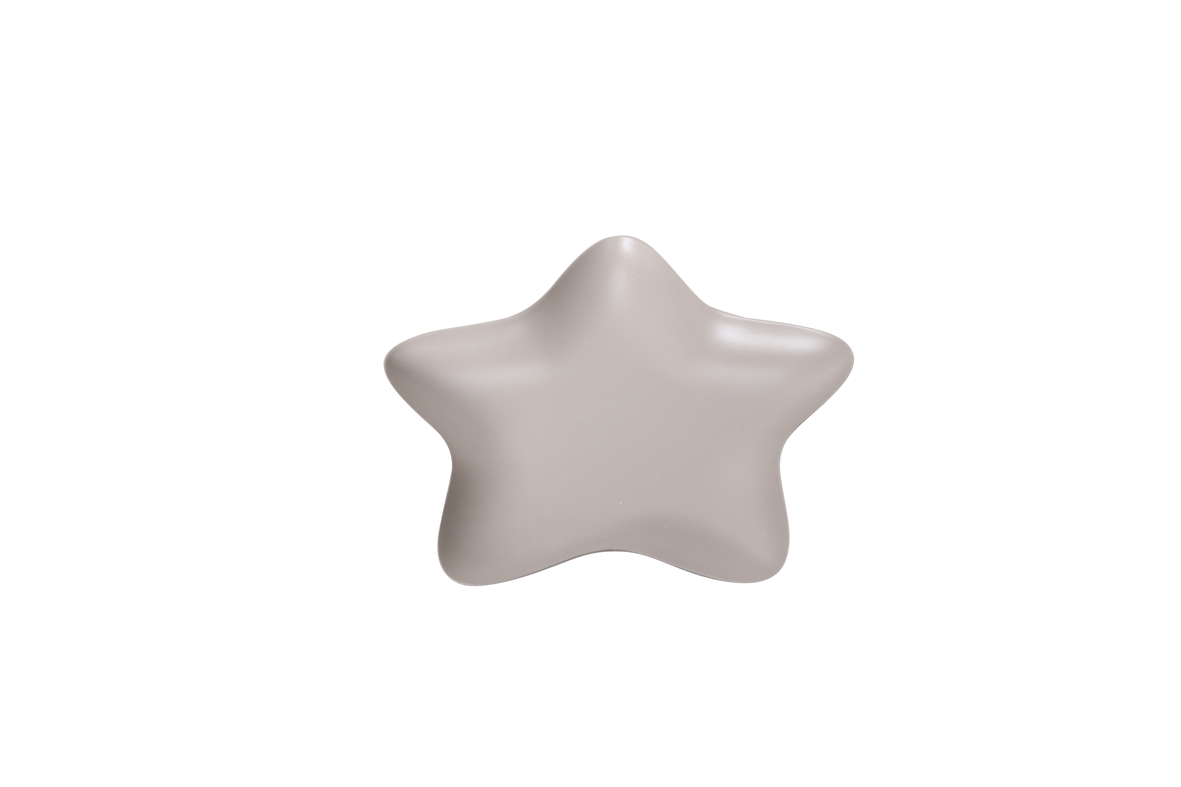 Schale sternform grau 19x18x2