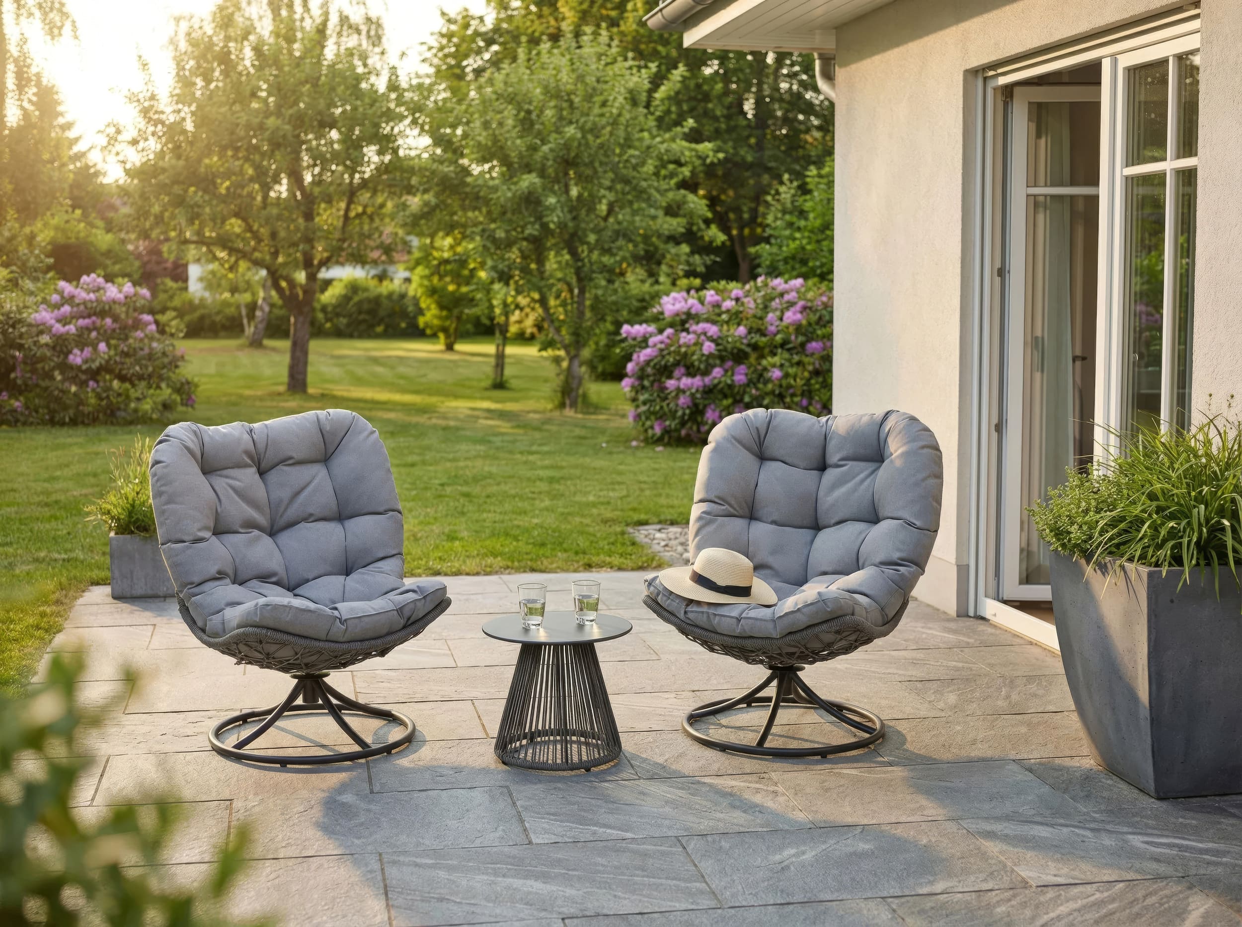Drehsessel-Set "Sereno"