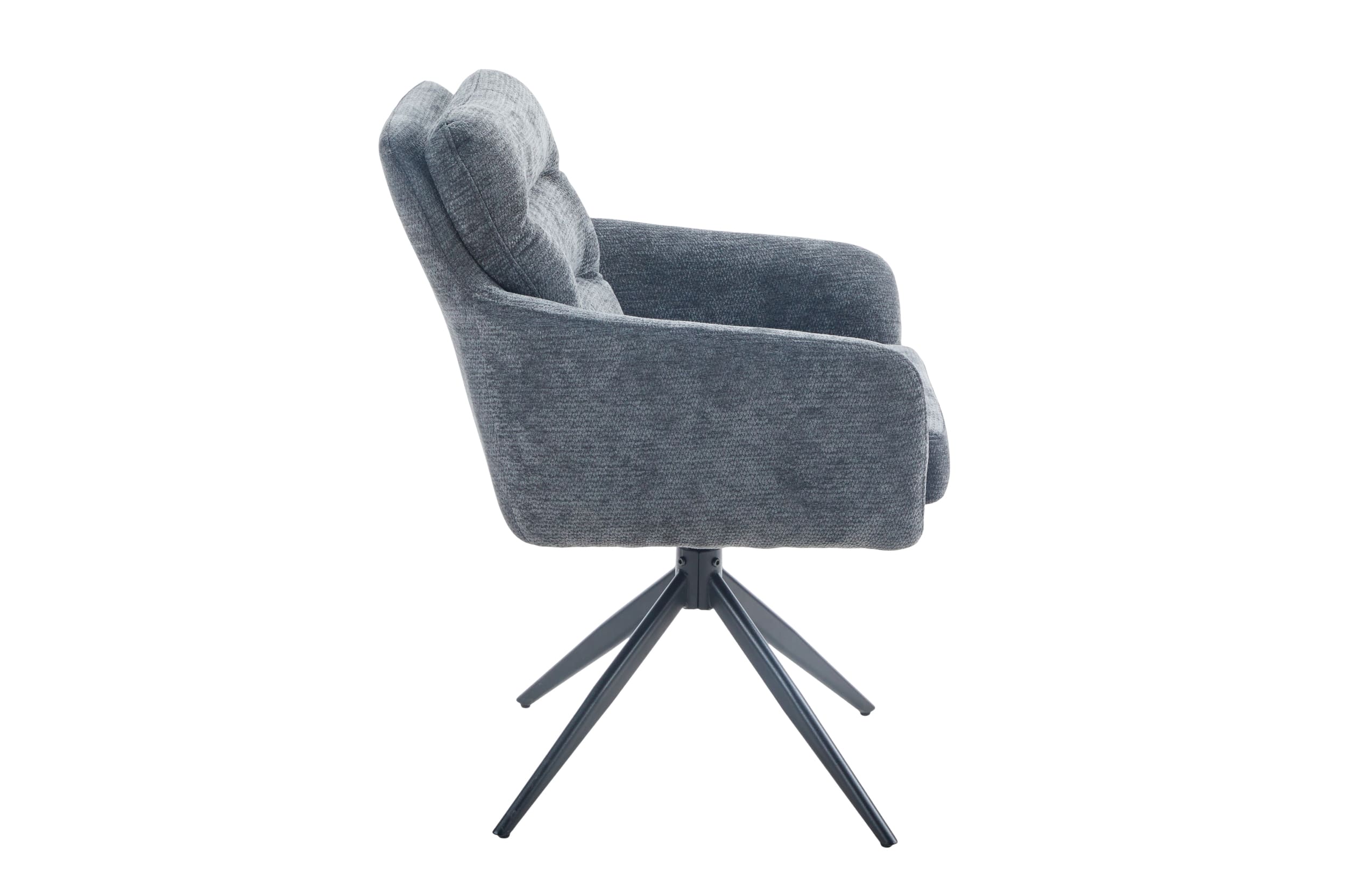 Drehstuhl Fargo Bezug Webstoff d-grau