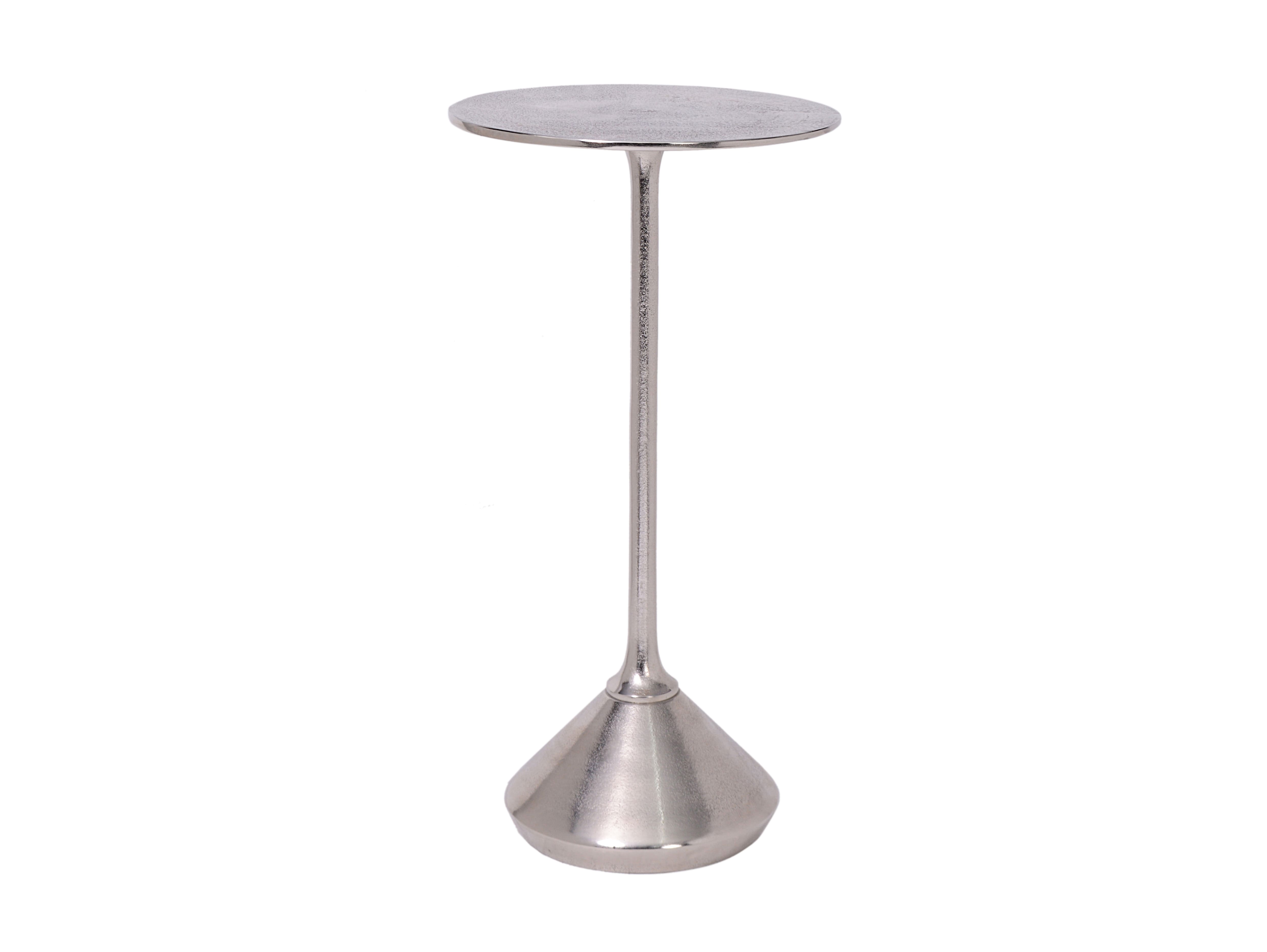 Beistelltisch Alu Nickel 30x30x58cm