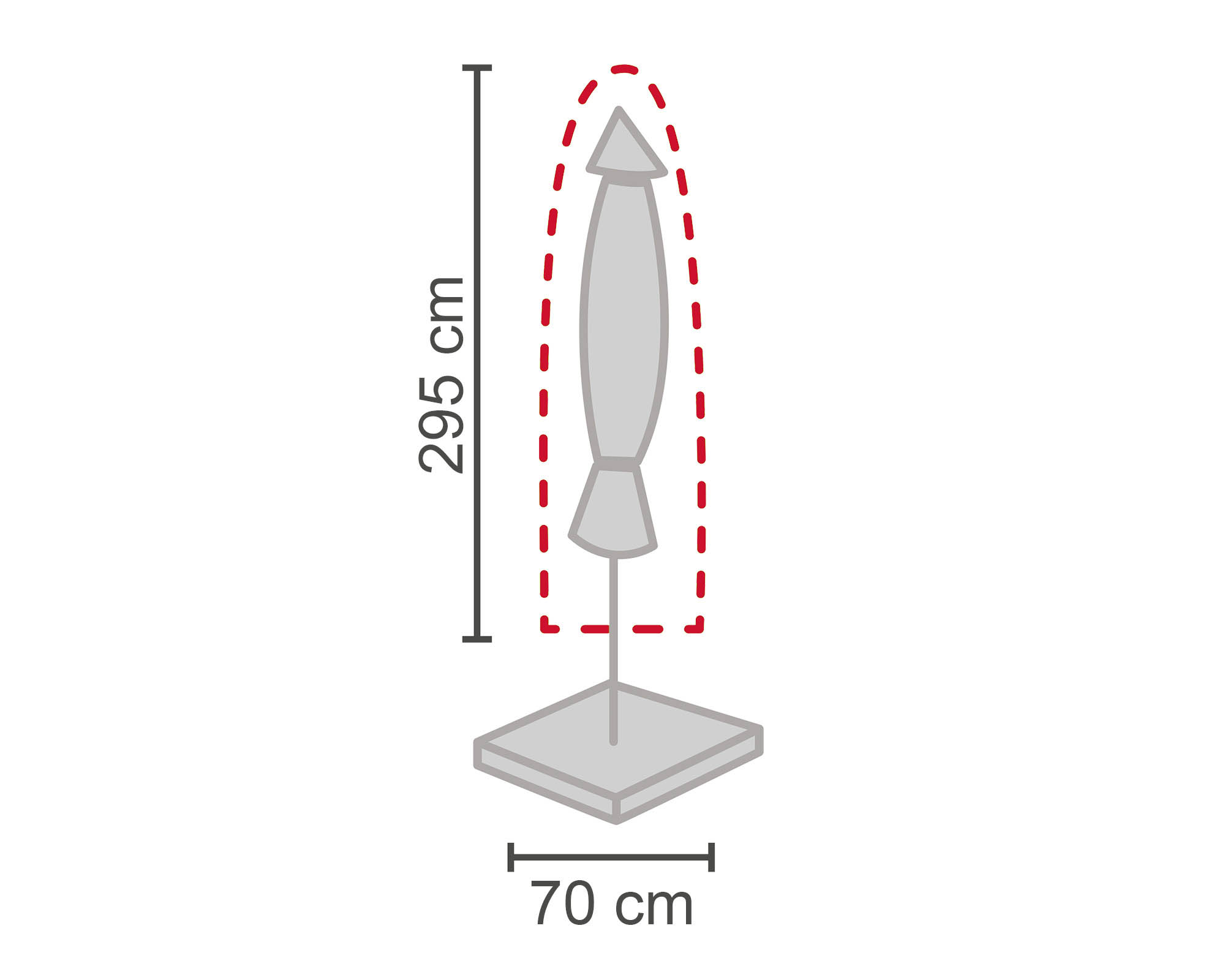 Schutzhülle Sonnenschirm XXXL