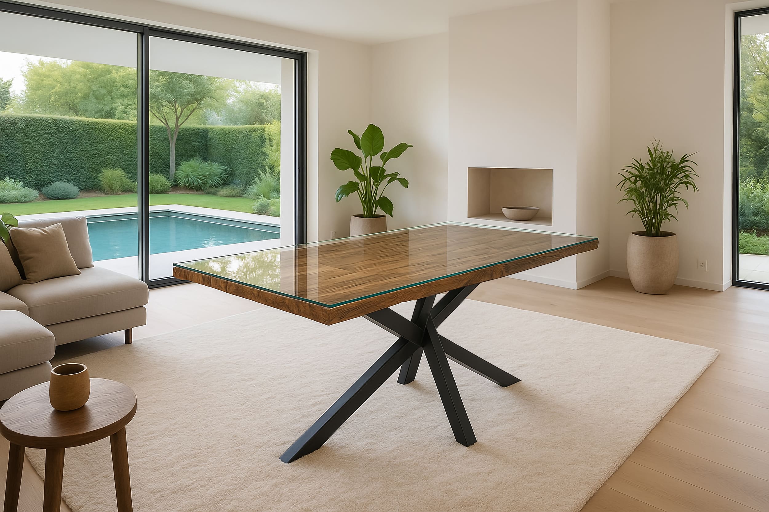 Esstisch Platte Recycling 240x100x75cm