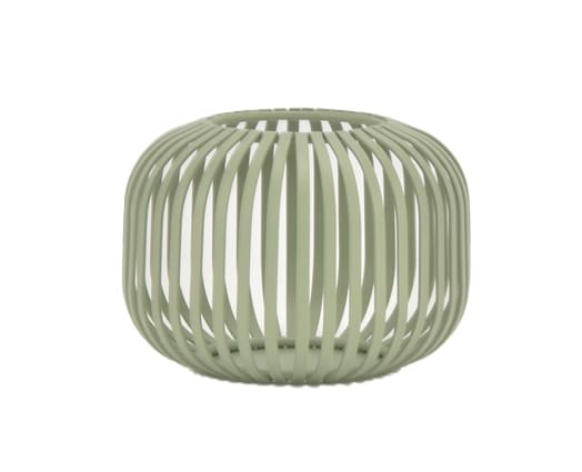 Metallaterne Lunaro grün D=14cm H=10cm
