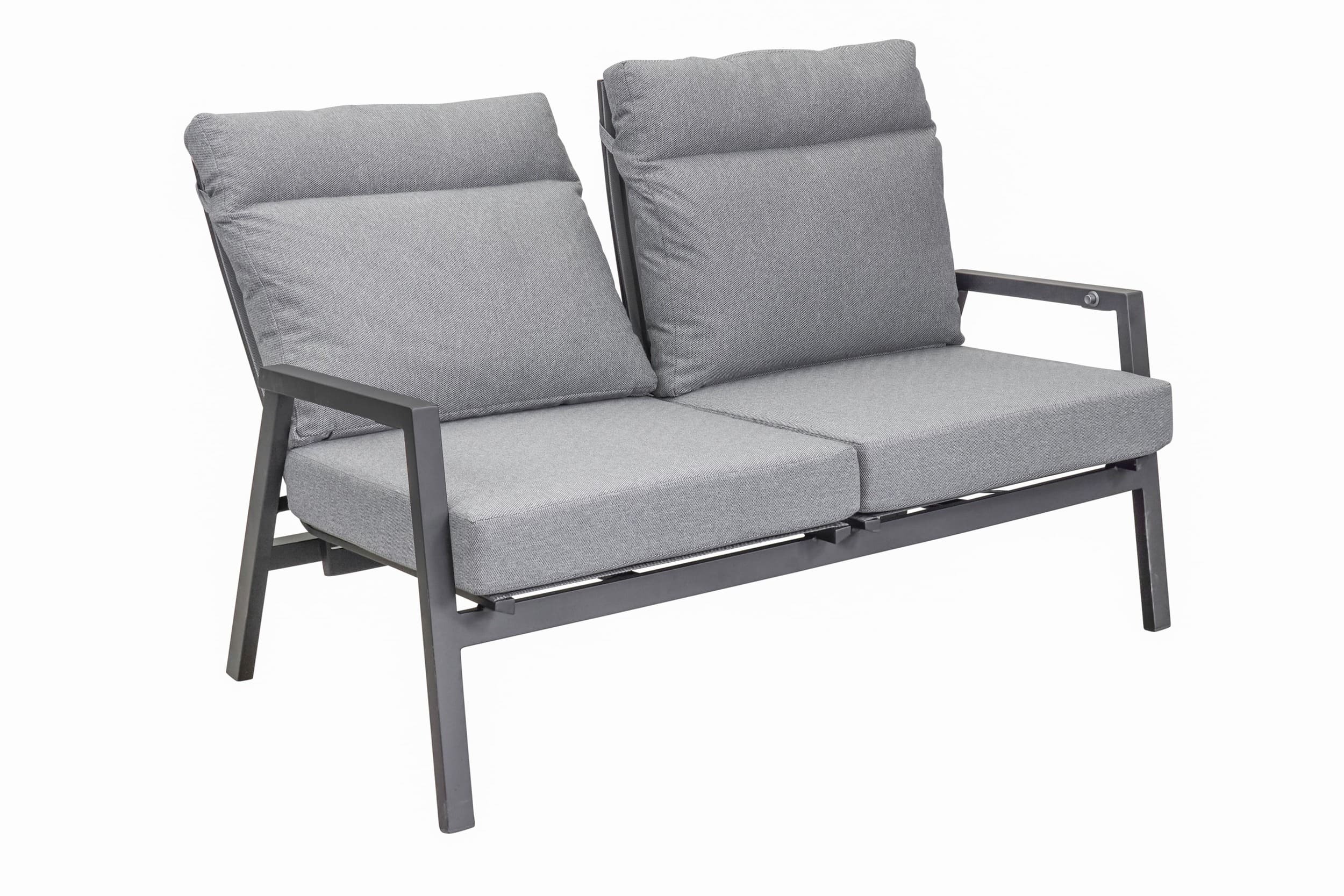 Living Sofa "Sondrino" 2-Sitzer anthrazi